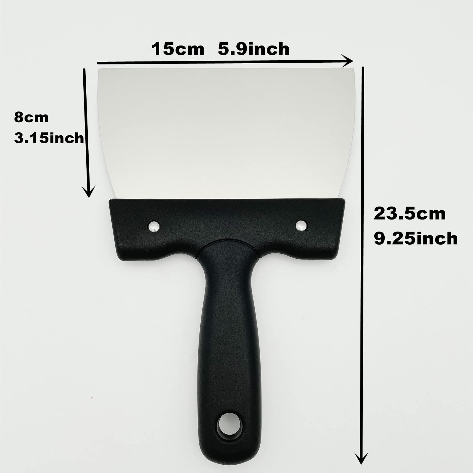 Coating Spatula For Chocolate Scraper Stainless Steel Dough Scraper (Small)