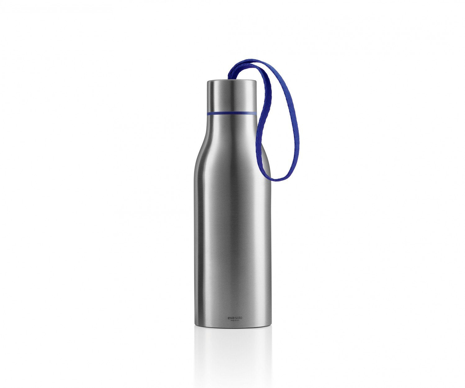 Eva Solo Thermal Travel Mug With Carrying Strap, Brushed Stainless Steel, 0.5 Liter