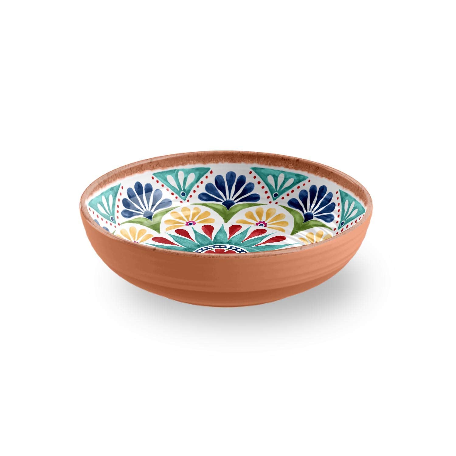 Tarhong Rio Medallion Cereal Bowl, 8'' X 2.2'', 43.3 Oz, Melamine, Set Of 6