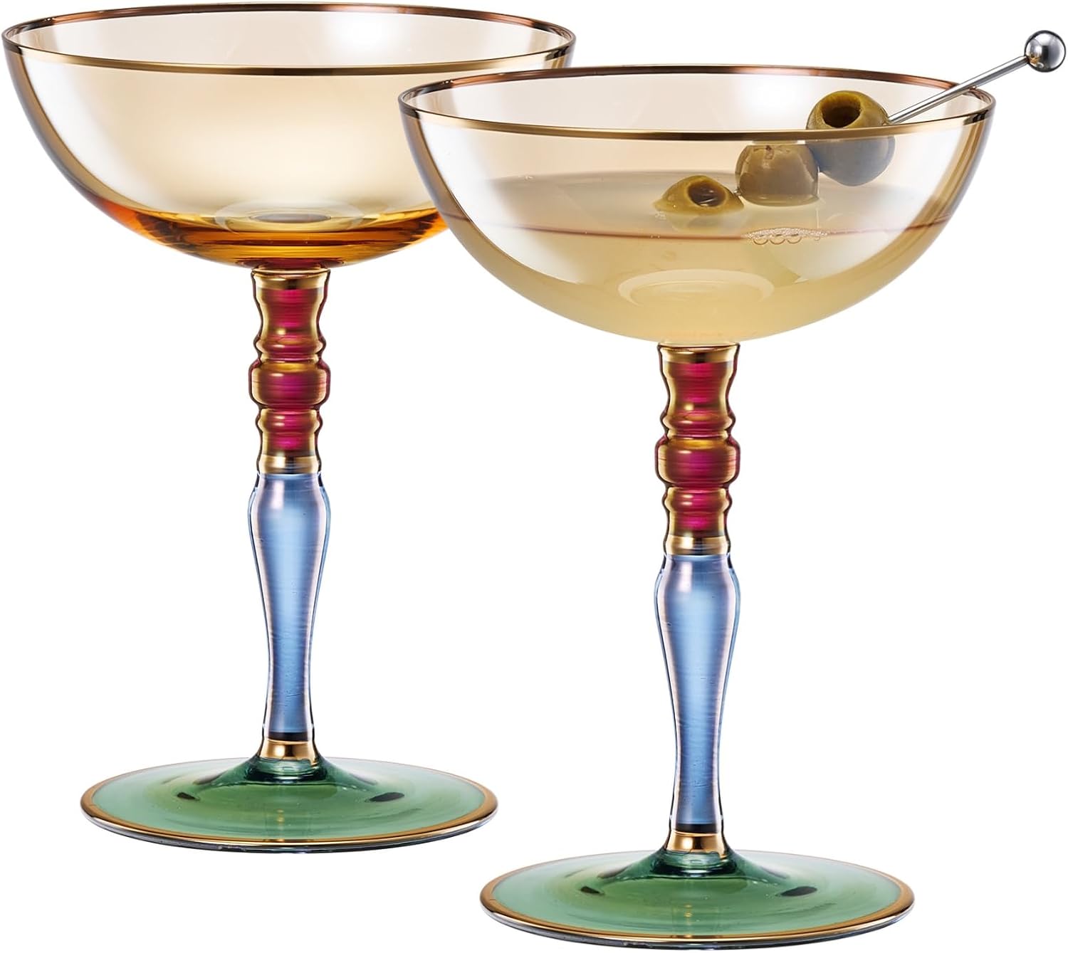 Khen Ravello Coupe Glassware - Set of 2
