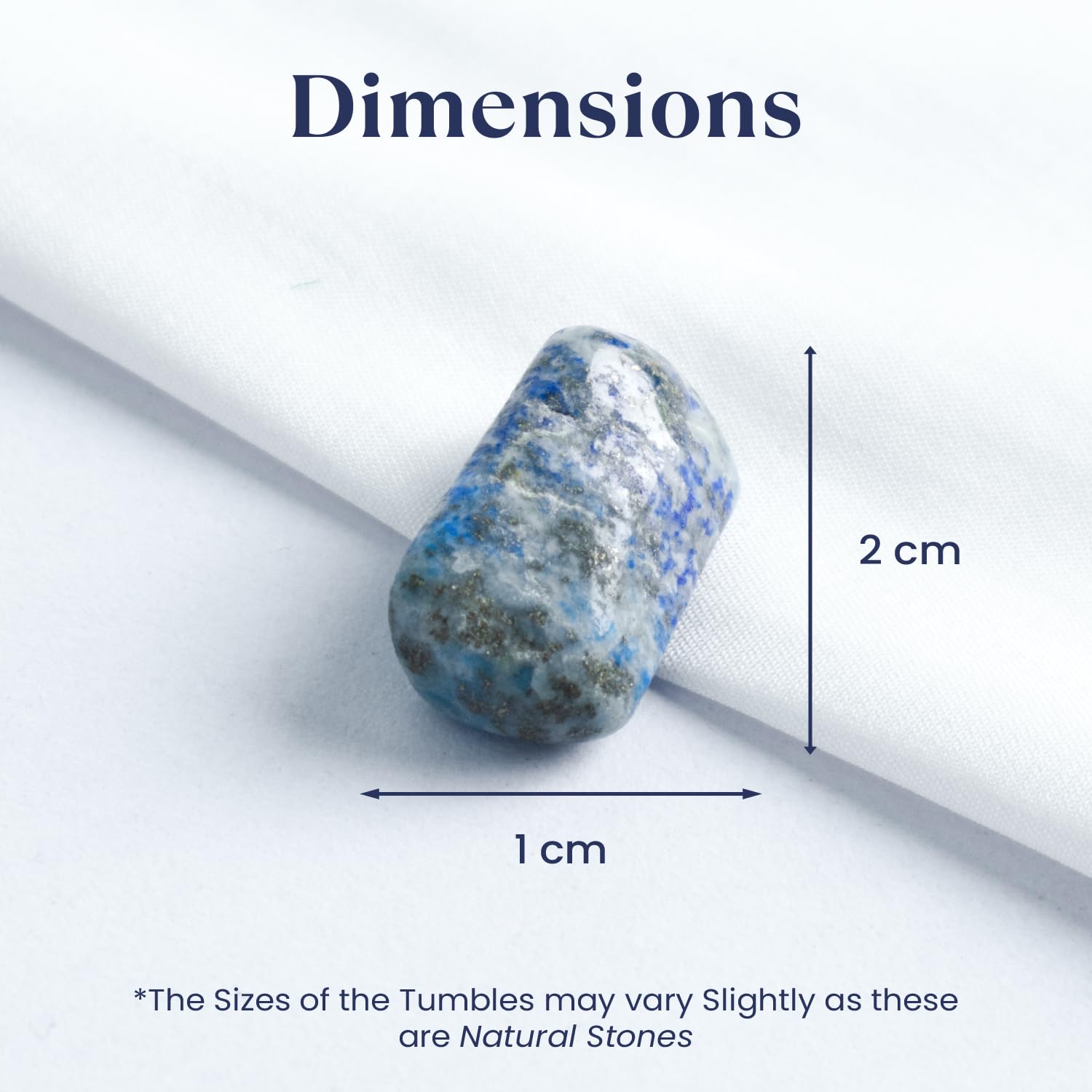 Astrotalk Lapis Lazuli Tumble | Enhances Intuition, Wisdom & Mental Clarity | Awakens Third Eye Chakra for Self-Expression, Peace & Focus | Office Table & Living Room Decor | Gift for Man & Woman