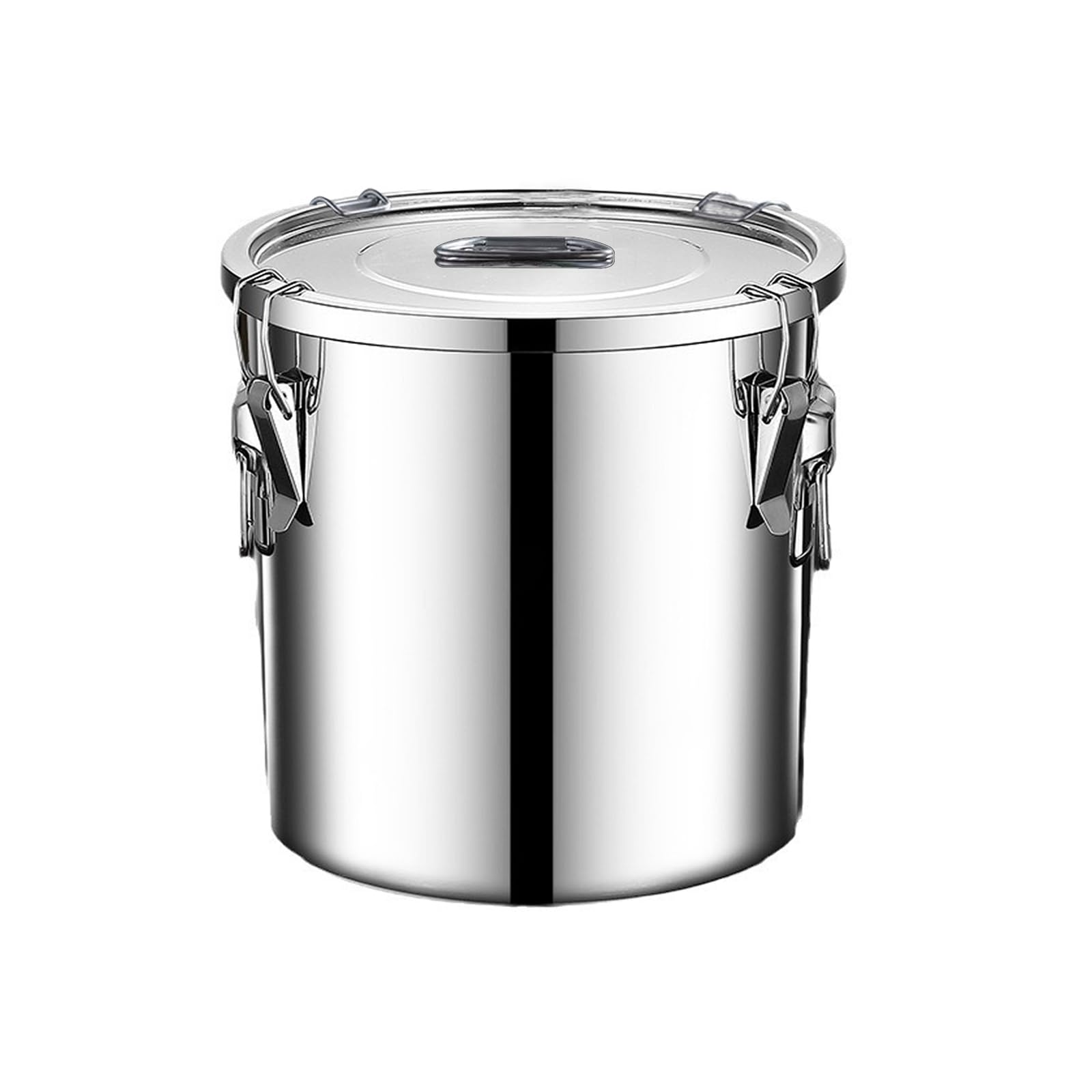 Verdeho 304 stainless steel food storage containers with lids lock clips airtight container large airtight for rice flour sugar 