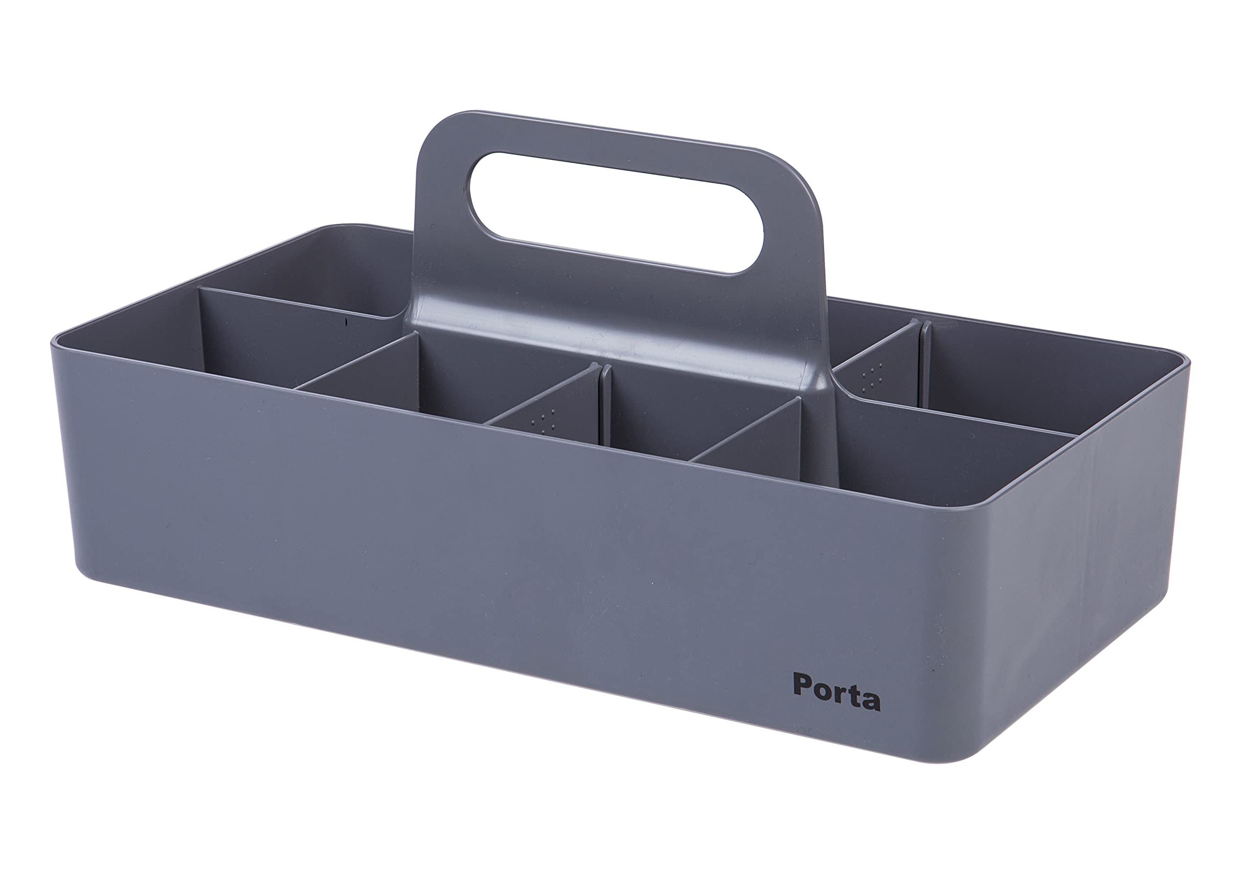 Litem Myroom Porta Stackable Storage Unit 8 Compartments, Grey