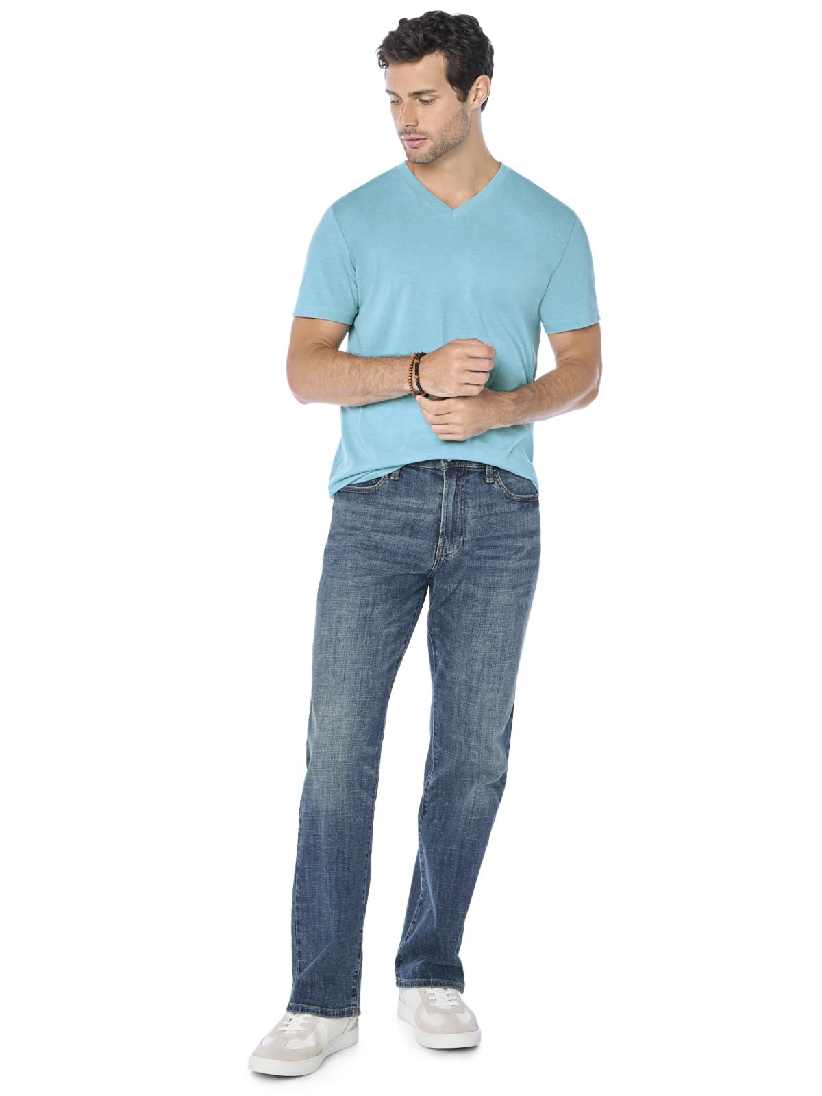 Lucky Brand Mens 181 Relaxed Straight Jean, Lakewood, 36W X 32L