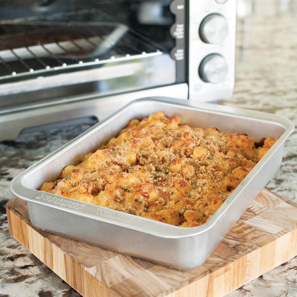Nordic Ware Naturals Compact Rectangular Baker, Natural