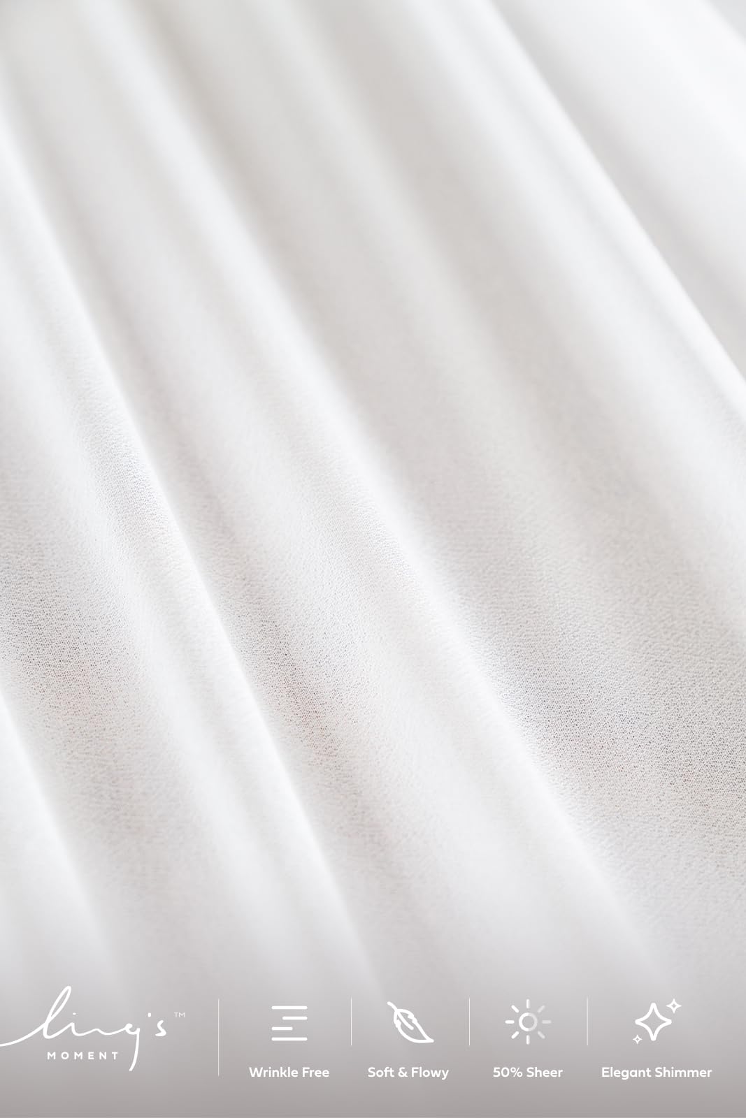 Ling 'S Moment 14Ft Brilliant White Sheer Chiffon Like Table Runner With Silver Sparkle For Rustic Boho Wedding Party Bridal Sho