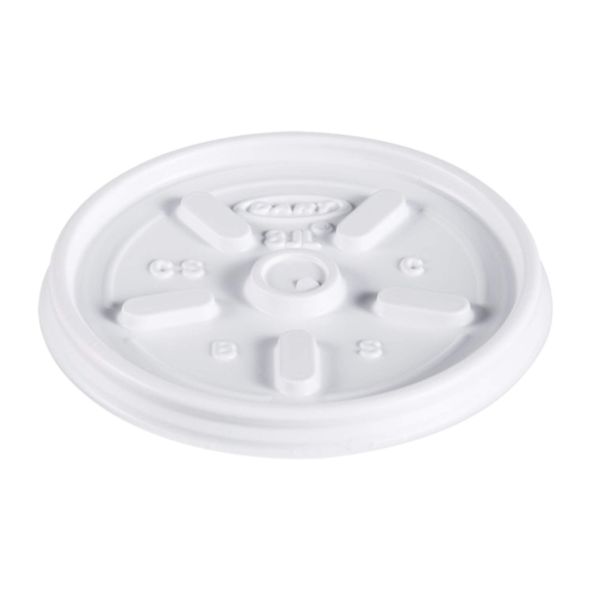 Dart 8Jl White Vented Lid (Case Of 1000)