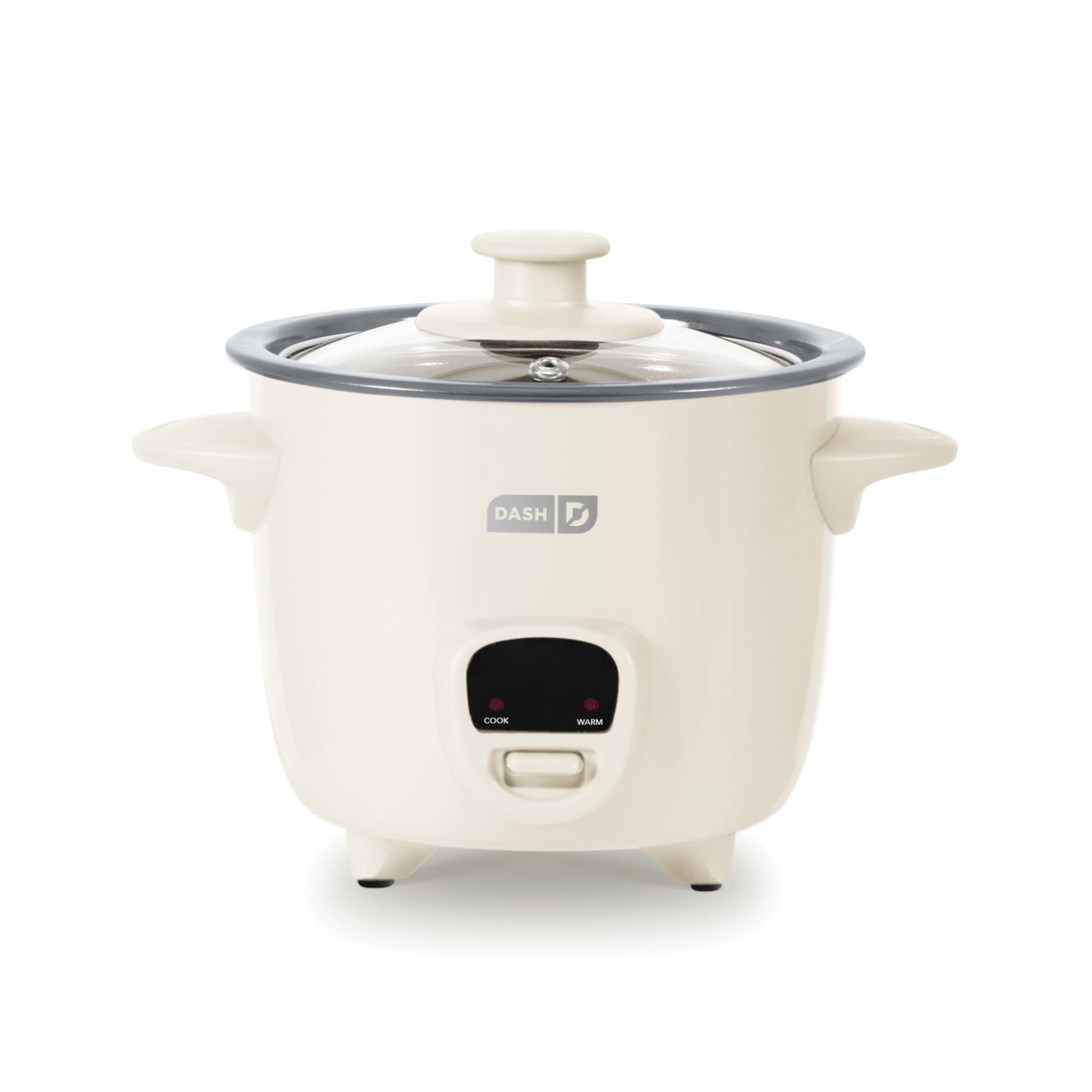 Dash Mini Rice Cooker | Small 2 Cup Rice Maker with Ceramic Nonstick Removable Pot, Keep Warm Function, Compact and Portable for