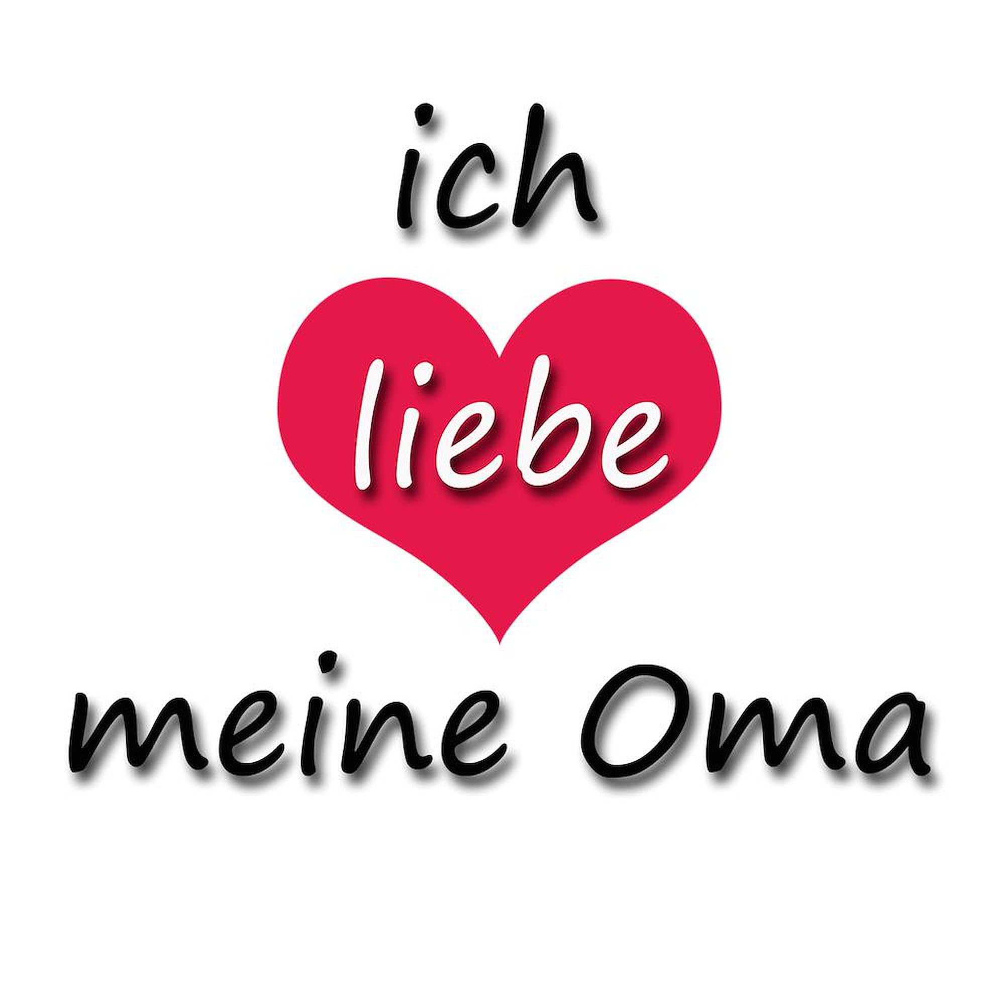 Cafepress Ich Liebe Meine Oma I Love My Grandma In German Mu 11 Oz (325 Ml) Ceramic Coffee Mug