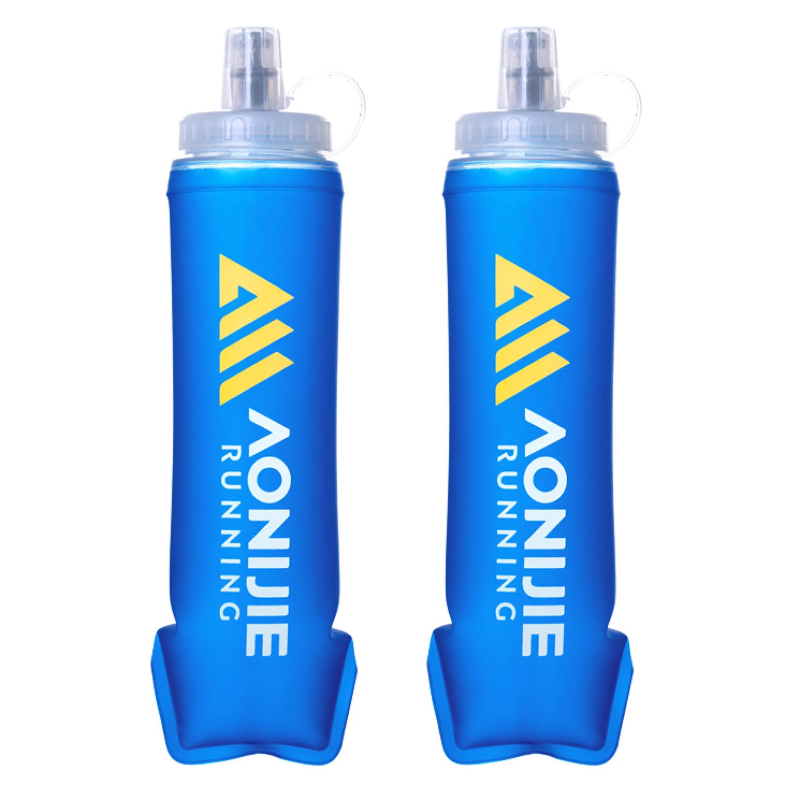 Azarxis Soft Flask TPU Collapsible Running Water Bottles Handheld BPA-Free 500ml for Hydration Vest Pack Trail Hiking Cycling Cl