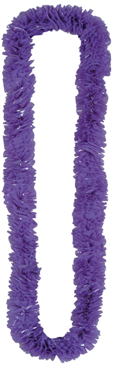 Beistle 144-Pack Soft-Twist Poly Leis Party Favors, 1-1/2 By 36-Inch, Purple