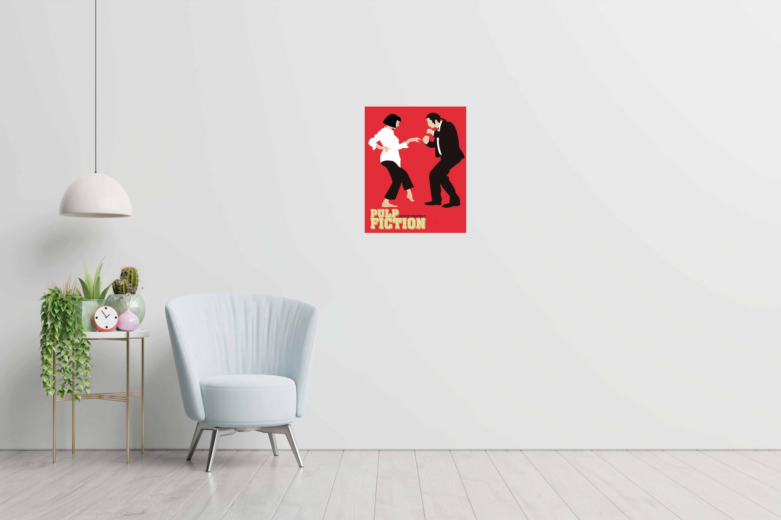 BALDAU PRINTS Pulp Fiction Movie Poster for Room (12x18 Inch, 300 GSM Paper, Gloss Finish, Multicolor) F-28