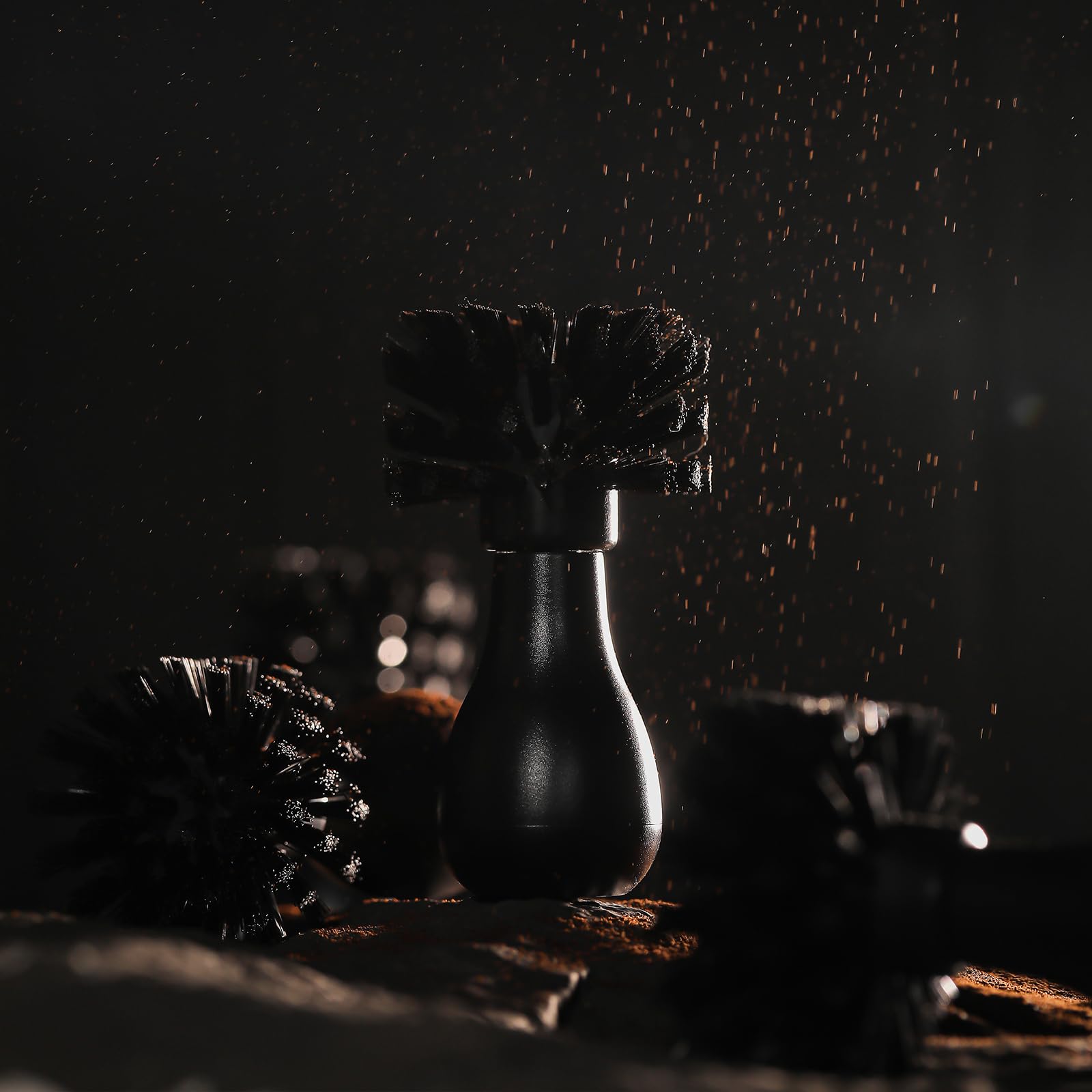 Mhw-3Bomber Coffee Portafilter Cleaning Brush 51Mm 54Mm Abs Espresso Machine Portafilter Brush Professional Barista Cleaning Too
