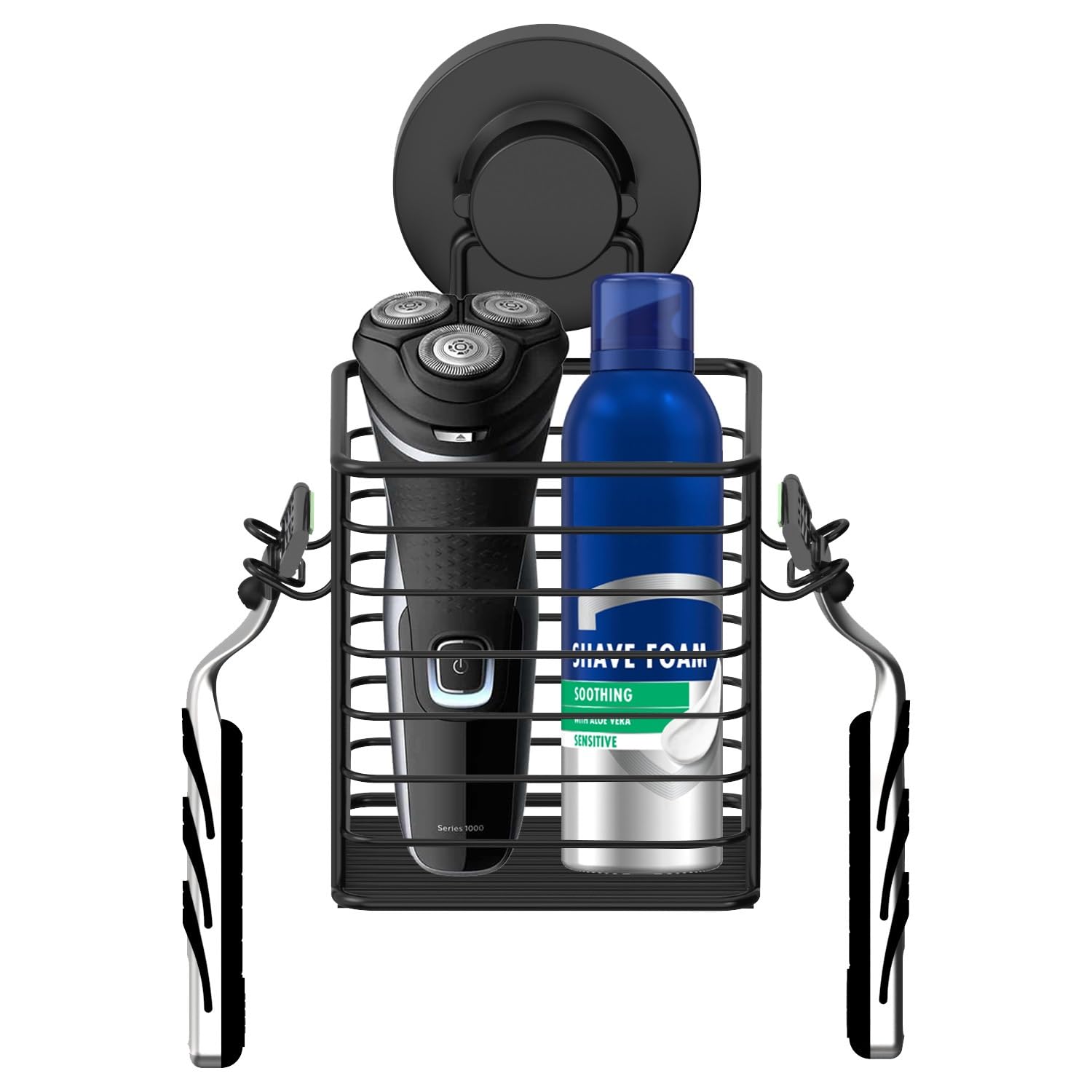 Toothbrush Holder Suction Cup Wall Mounted Toothpaste and Toothbrushes Holder with Powerful Vacuum or Adhesive System Rustproof