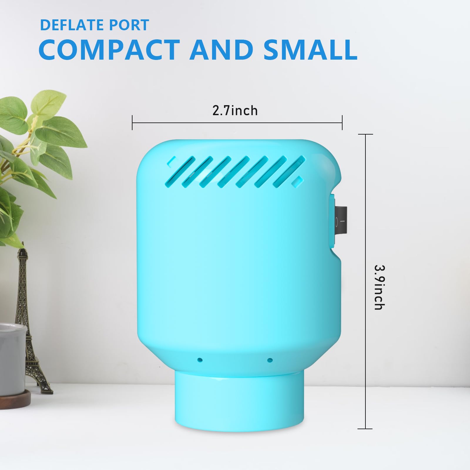 Kissleaf Electric Pump For Vacuum Storage Bags, Air Pump For Storage Bags,Portable Vacuum Pump For Various Vacuum Sealer Bags (N
