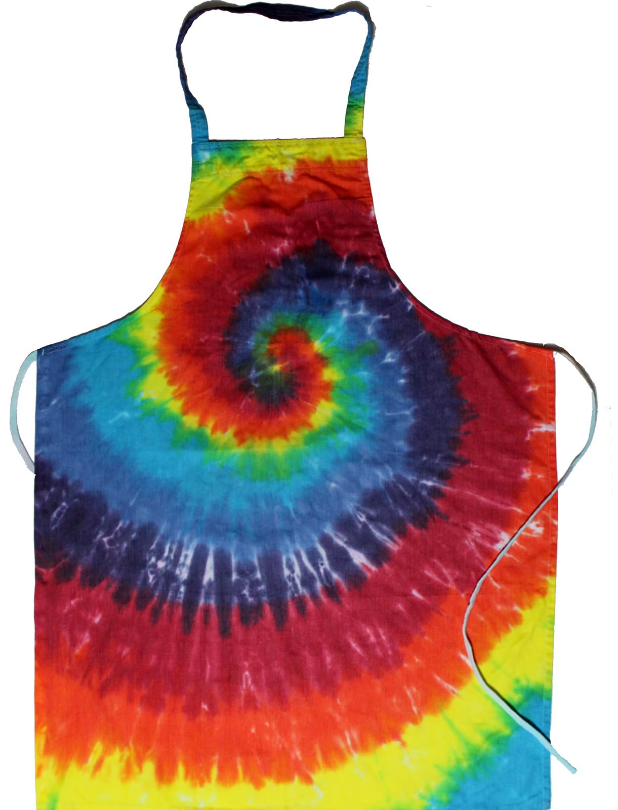 Rainbow Spiral Tie Dye Kitchen Cooking Apron