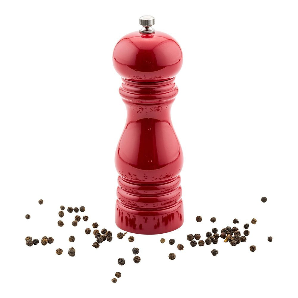 Restaurantware 6-In Classic French Pepper Mill: Perfect For Restaurants Cafes And Catered Events - Adjustable Coarseness Pepper
