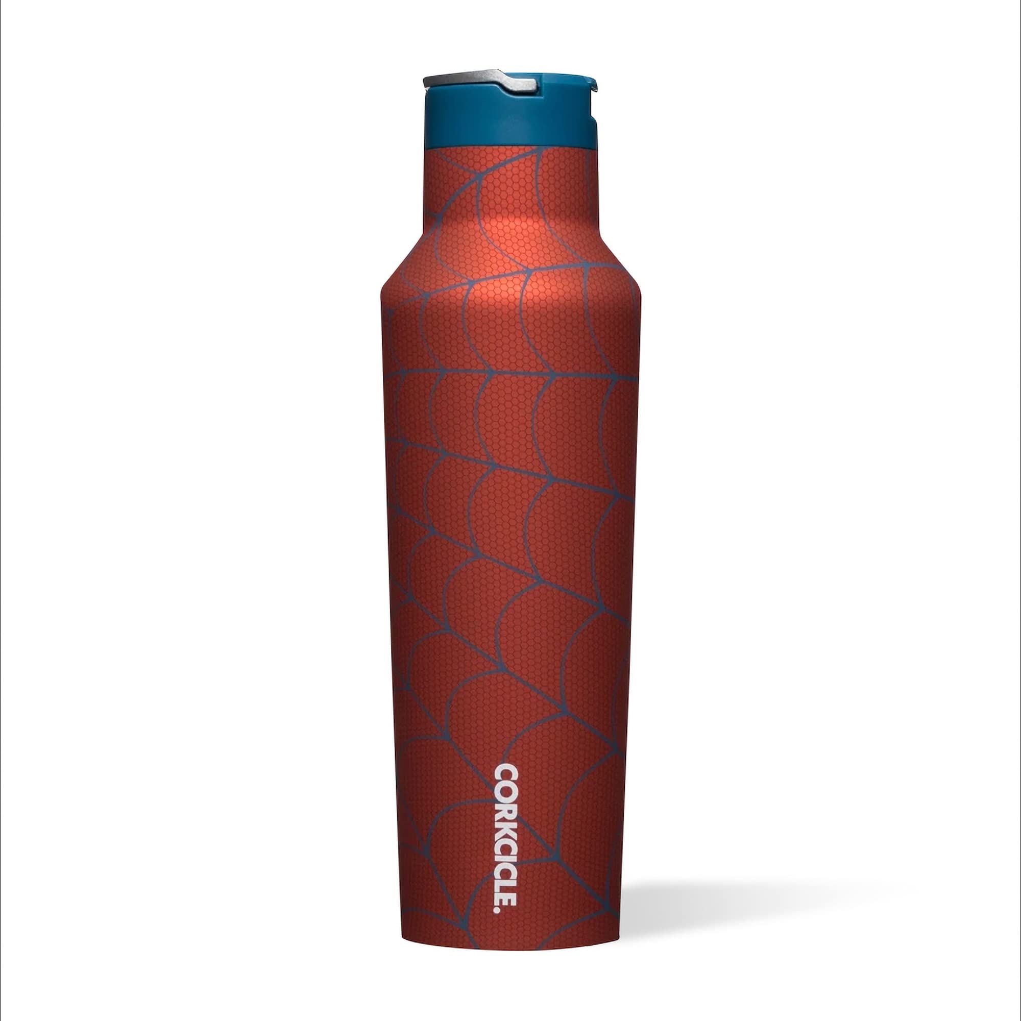 Corkcicle X Marvel Spider-Man Sport Canteen Insulated Tumbler, 20 Oz - Reusable Water Bottle Keeps Beverages Cold For 25 Hours &