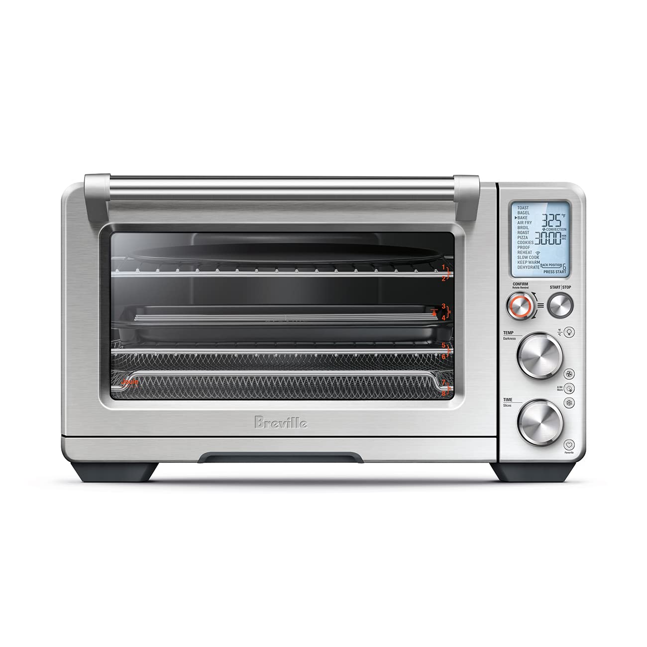 Breville BOV950BSS Joule Smart Oven Air Fryer Pro Countertop Oven, Brushed Stainless Steel