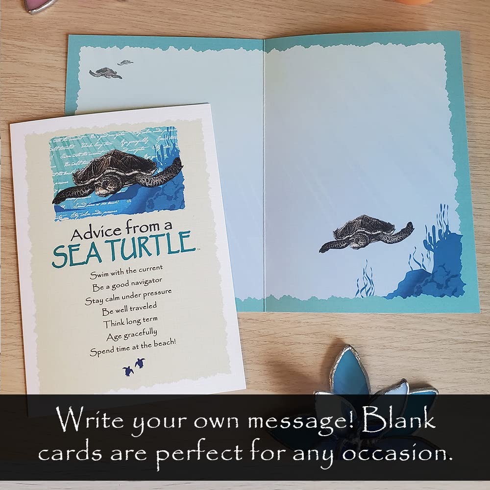 Your True Nature 12 All Occasion Greeting Card Playful Set - Advice From A Sloth, Llama, Cat, Dolphin, Bee, Penguin, Sea Turtle,