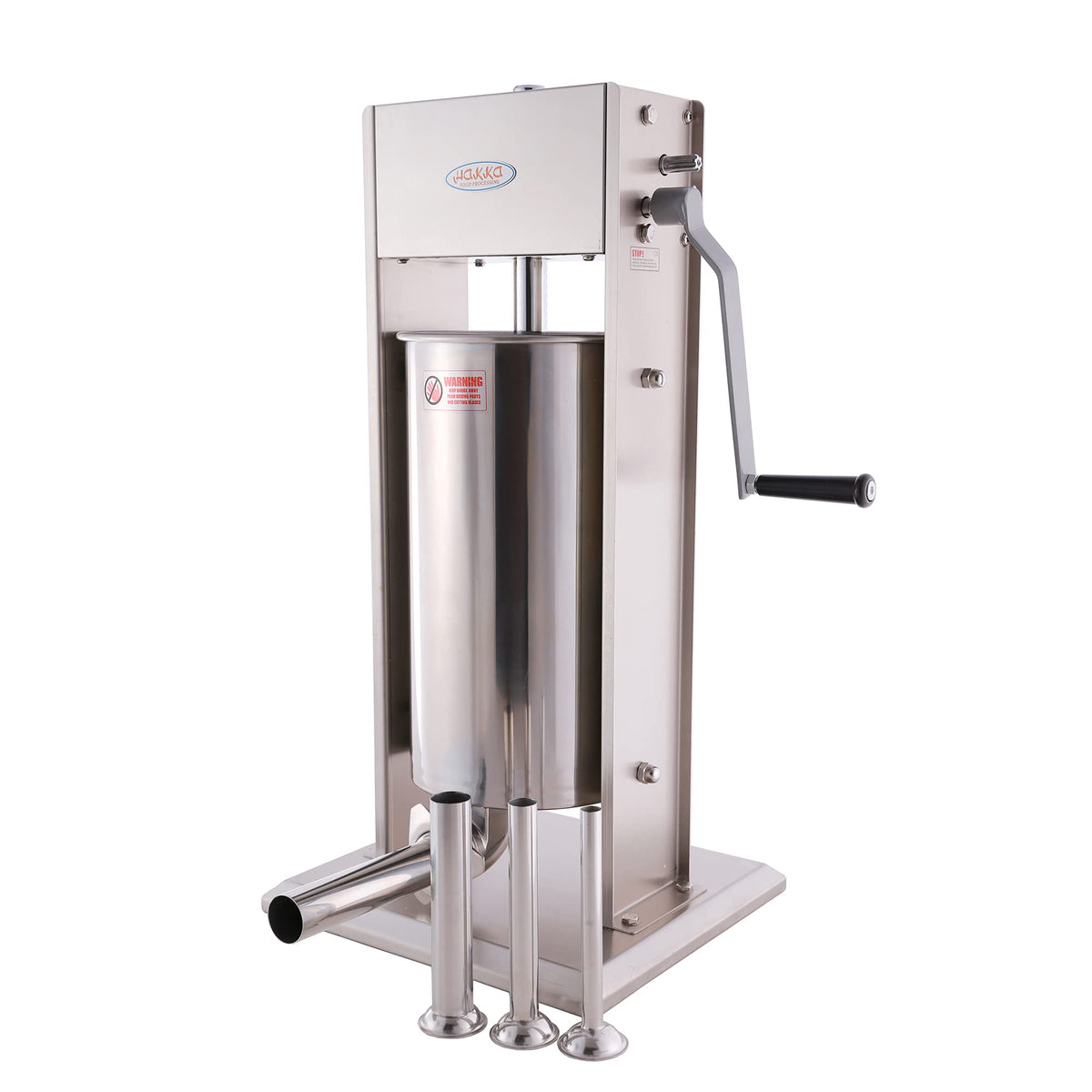 Check Stuffer Size Hakka 25 Lb/12 L Sausage Stuffer 2 Speed Stainless Steel Vertical Saus ...