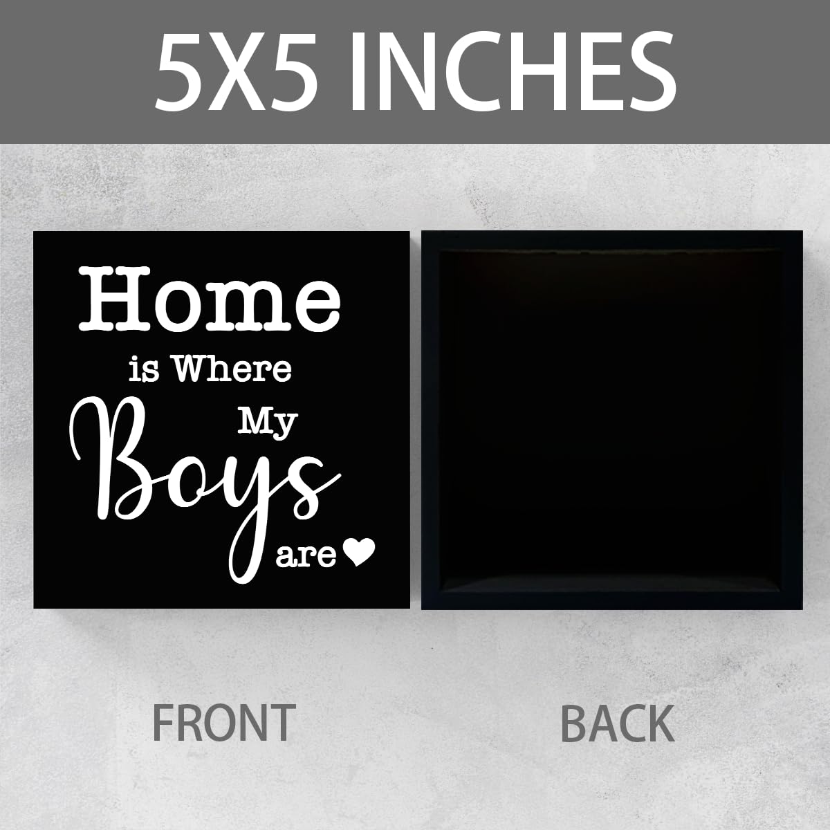 Home is Where My Boys are Sign, New Mom Gifts, Funny Mothers Day Gifts ideas for Mom Mother Mommy, Home Family Living Room Bedro