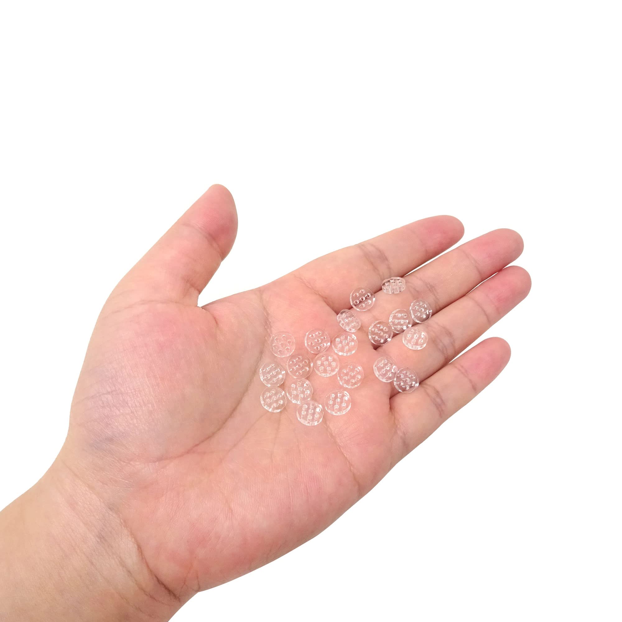 Honbay 20Pcs High Borosilicate Glass Screens Filters With Holes Honeycomb Holes Filter Screen (8Mm)