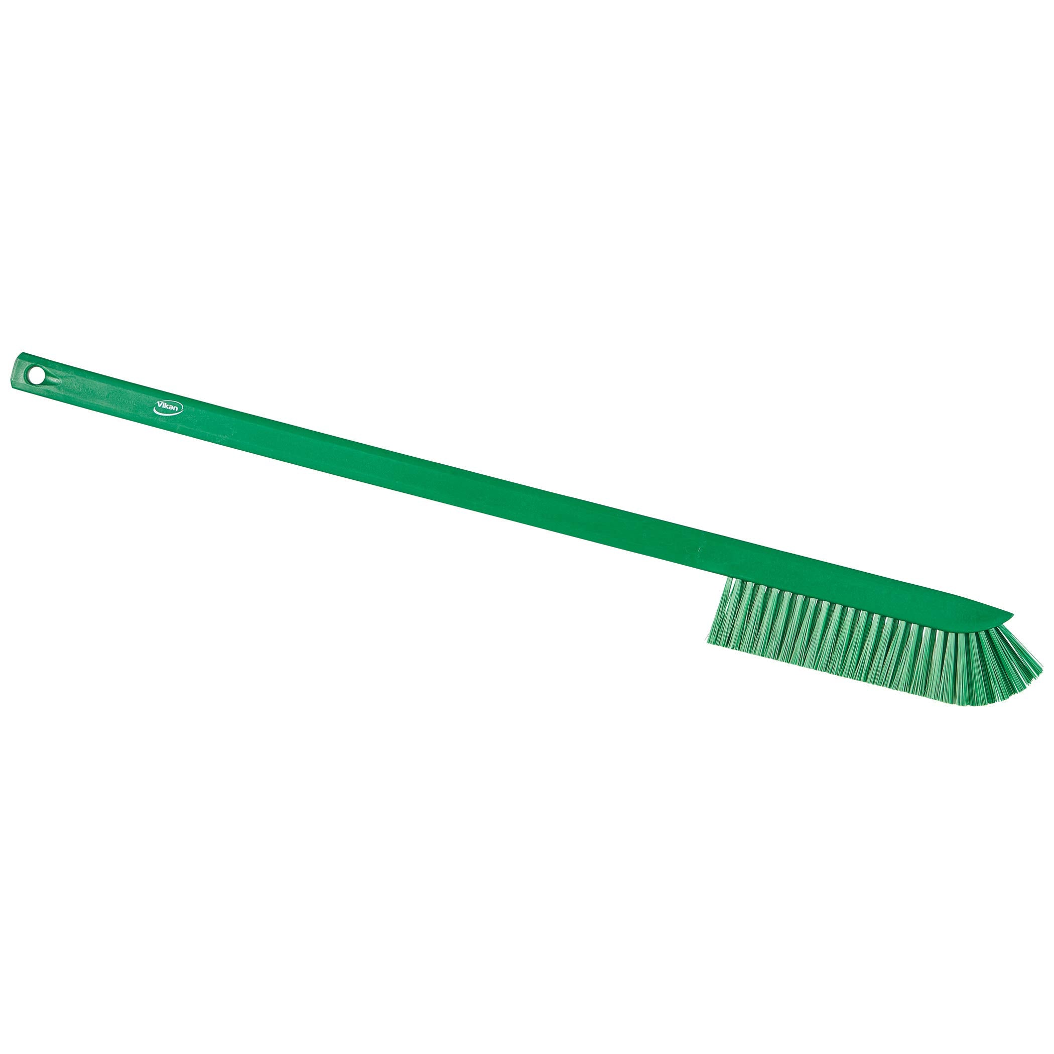 Vikan 41972 UltraSlim Cleaning Brush with Long Handle, 23.62 Medium, Green