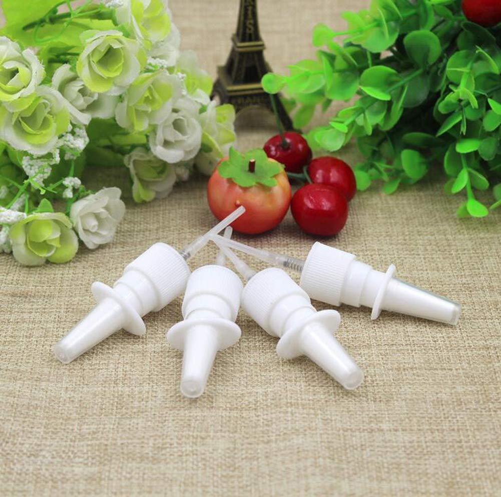 6Pcs 10Ml/0.34Oz Glass Nasal Spray Bottles - Portable Empty Refillable Fine Mist Sprayers Cosmetic Makeup Perfume Storage Contai