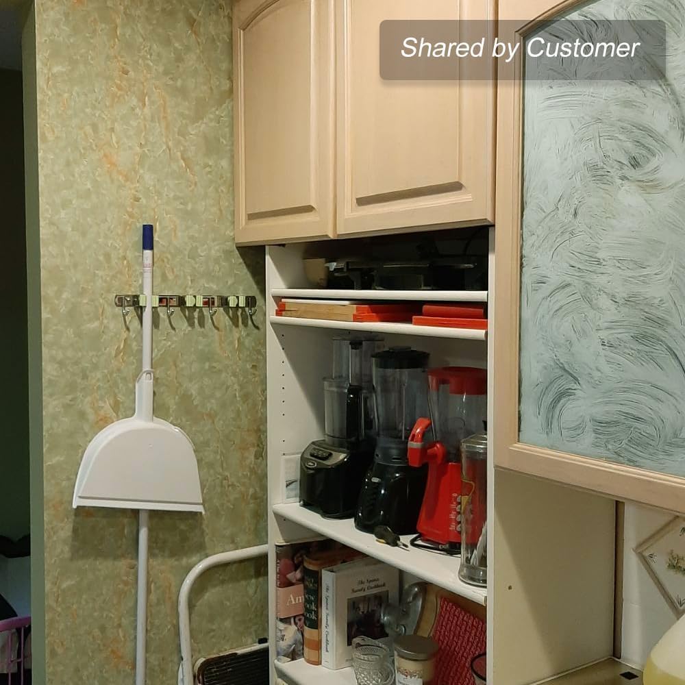 HOMSUN Self Adhesive Wood Peel and Stick Wallpaper for Cabinet Marble Contact Paper Waterproof Vinyl Wrap for Home,Furniture (Gr