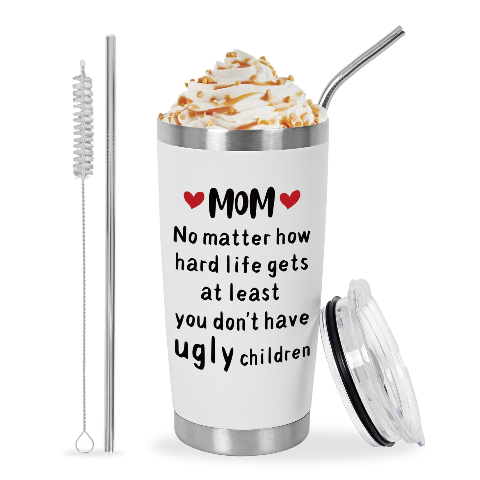 Fanunny Best Mom Gifts from Son, Daughter, Inspirational Gift for Her Women Christmas Mothers Day Gifts Ideas Thank You Present 