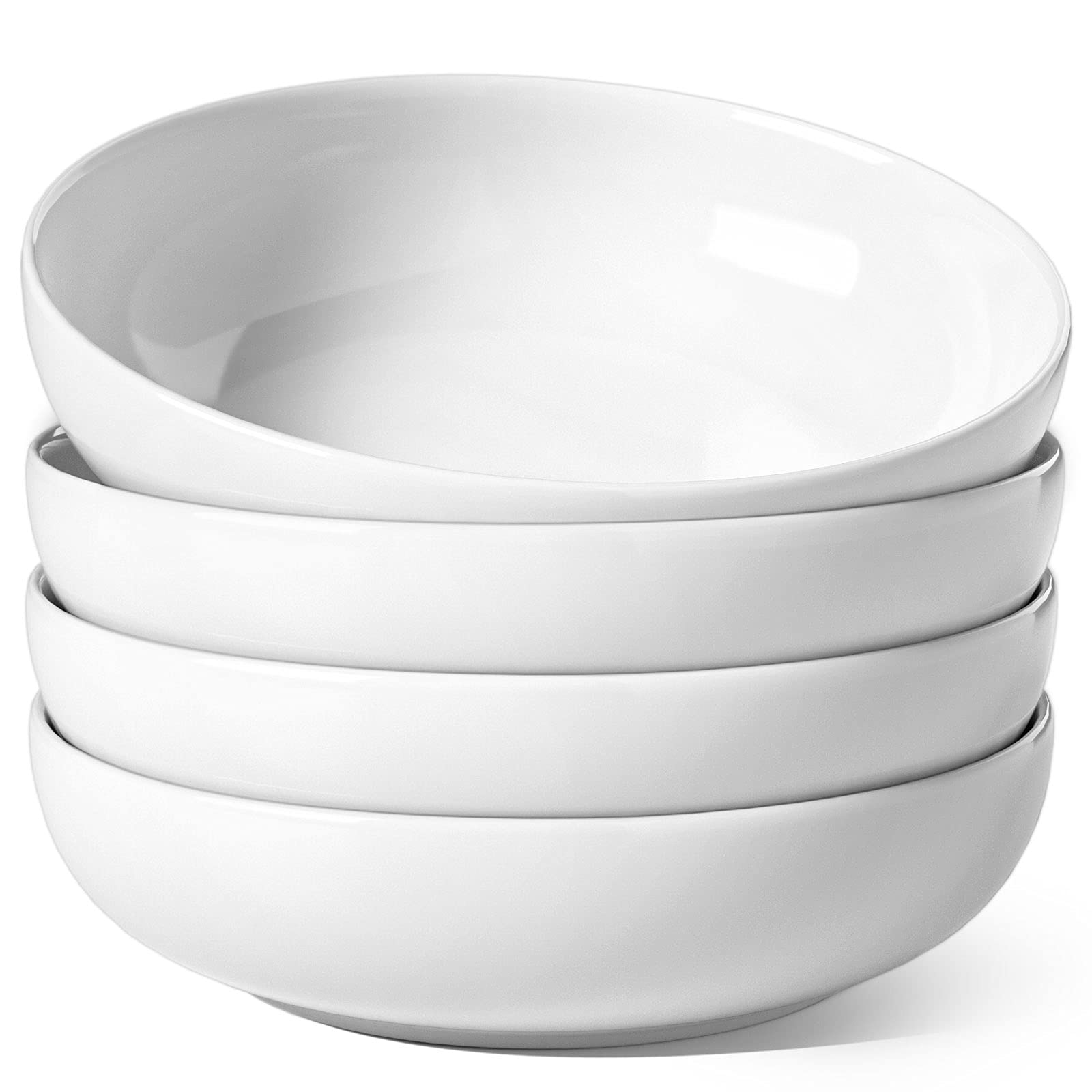 Le Tauci Pasta Bowls 45 Oz, Salad Bowls Set For Serving Soup, Pasta, Noodle, Dinner, Large Kitchen Bowl Plates, Microwave Safe -