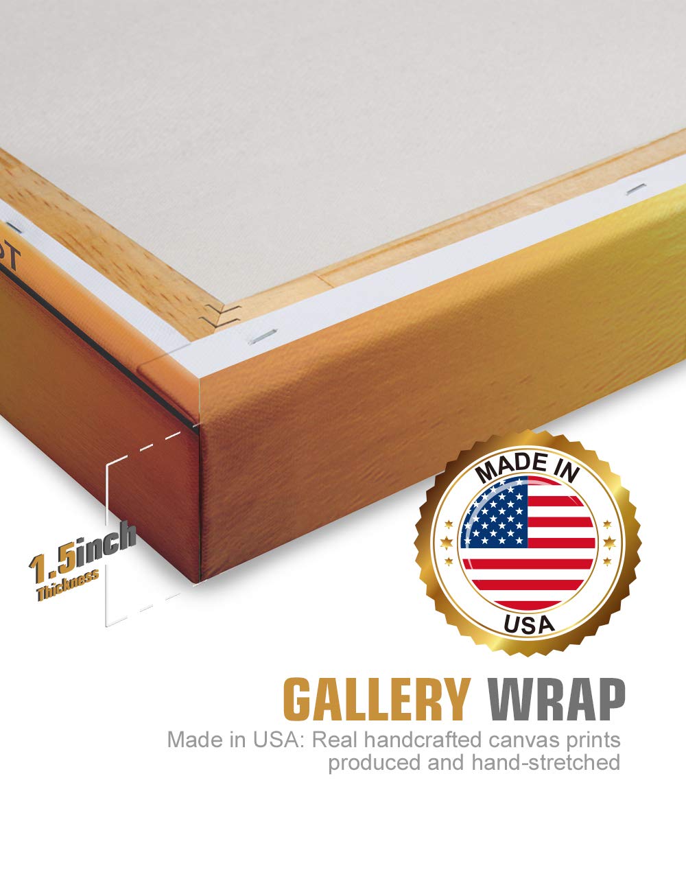 Ipic - We Are Family Personalized Artwork With Names, Customized Gift For Anniversary, Giclee Canvas Wall Art. 24X16