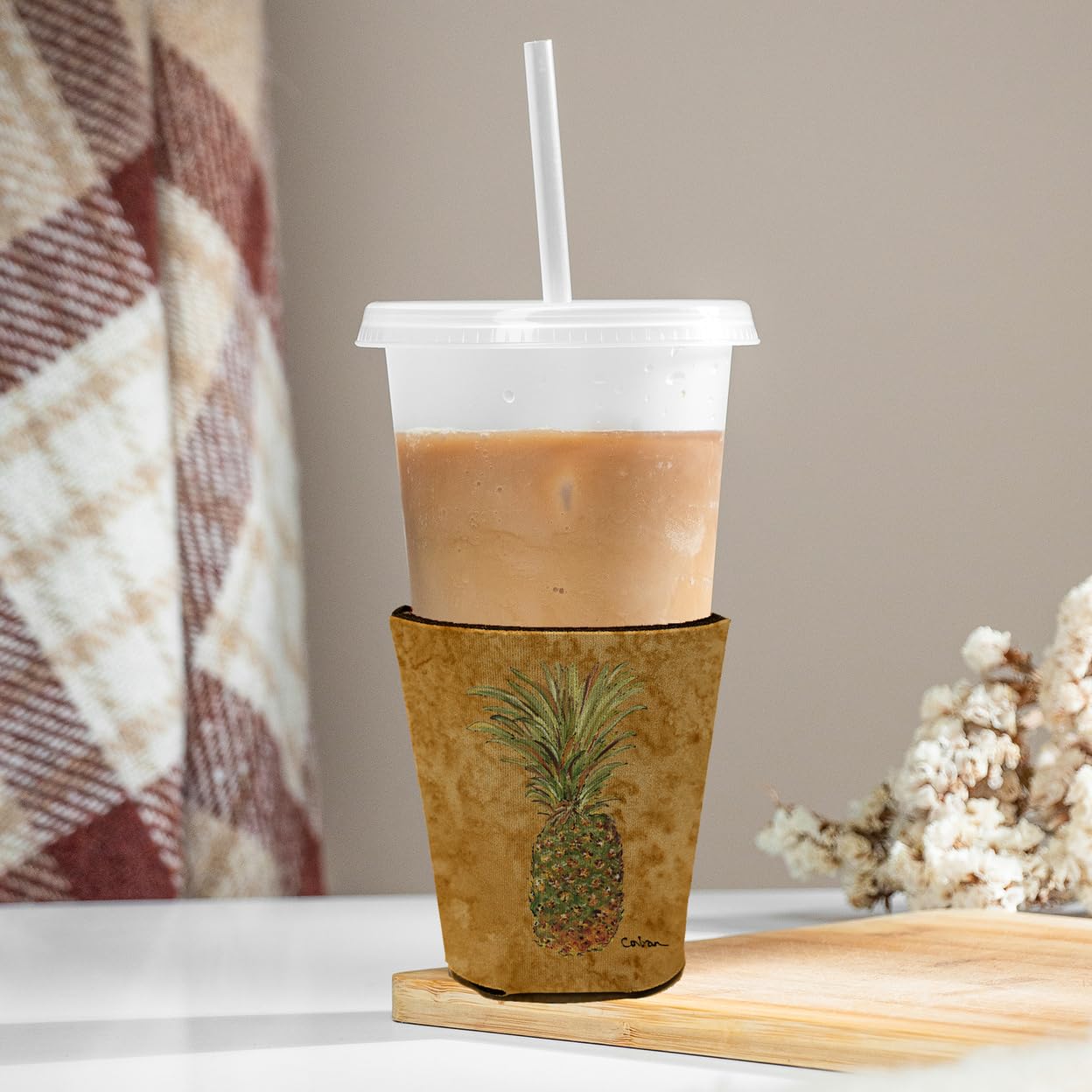 Pineapple  Red Solo Cup Beverage Insulator Hugger