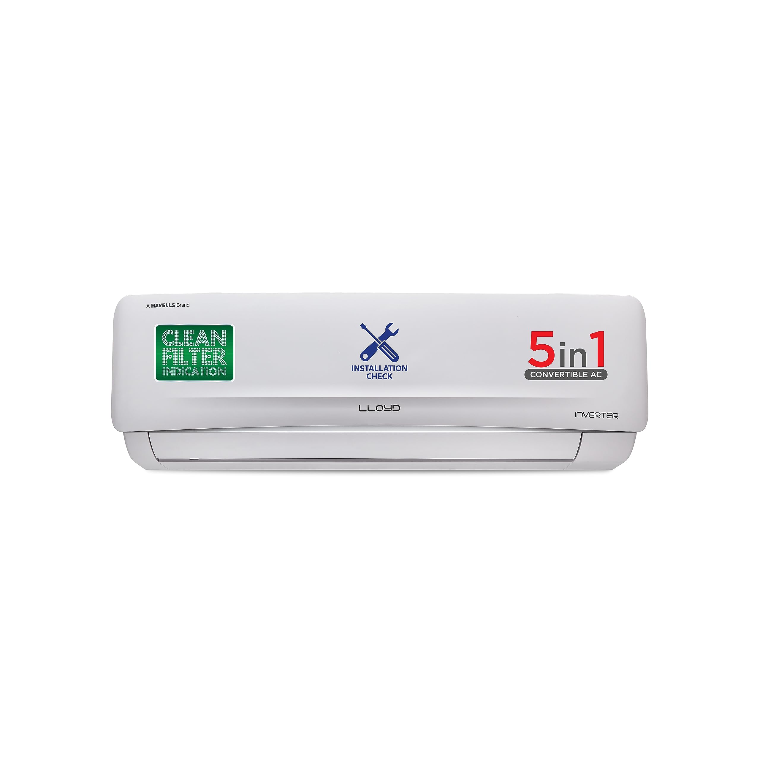 Lloyd Inverter 2 Ton Split Air Conditioners, 3 Star Gls24I3Fwsem, White