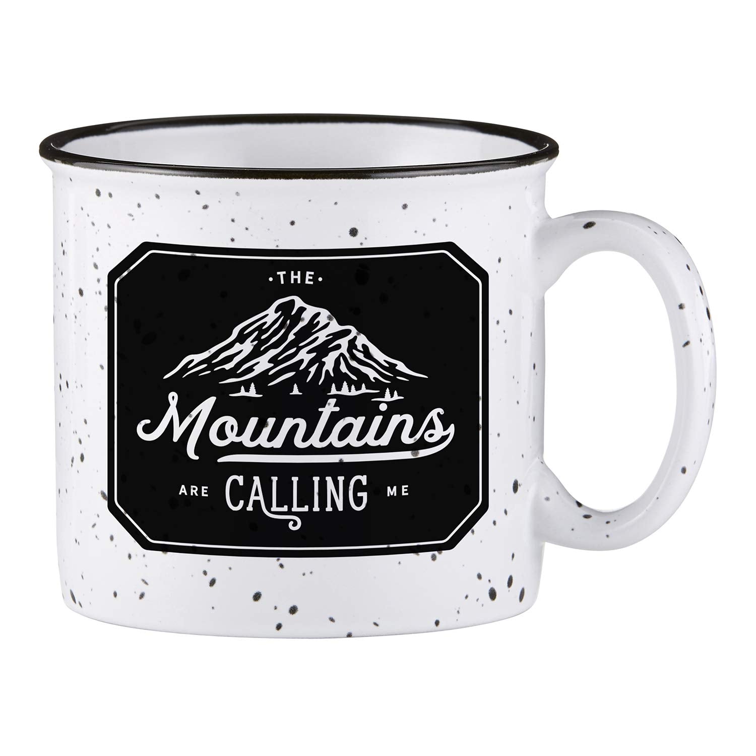 Santa Barbara Design Studio SIPS Drinkware Ceramic Campfire Mug, 13Ounce, Calling