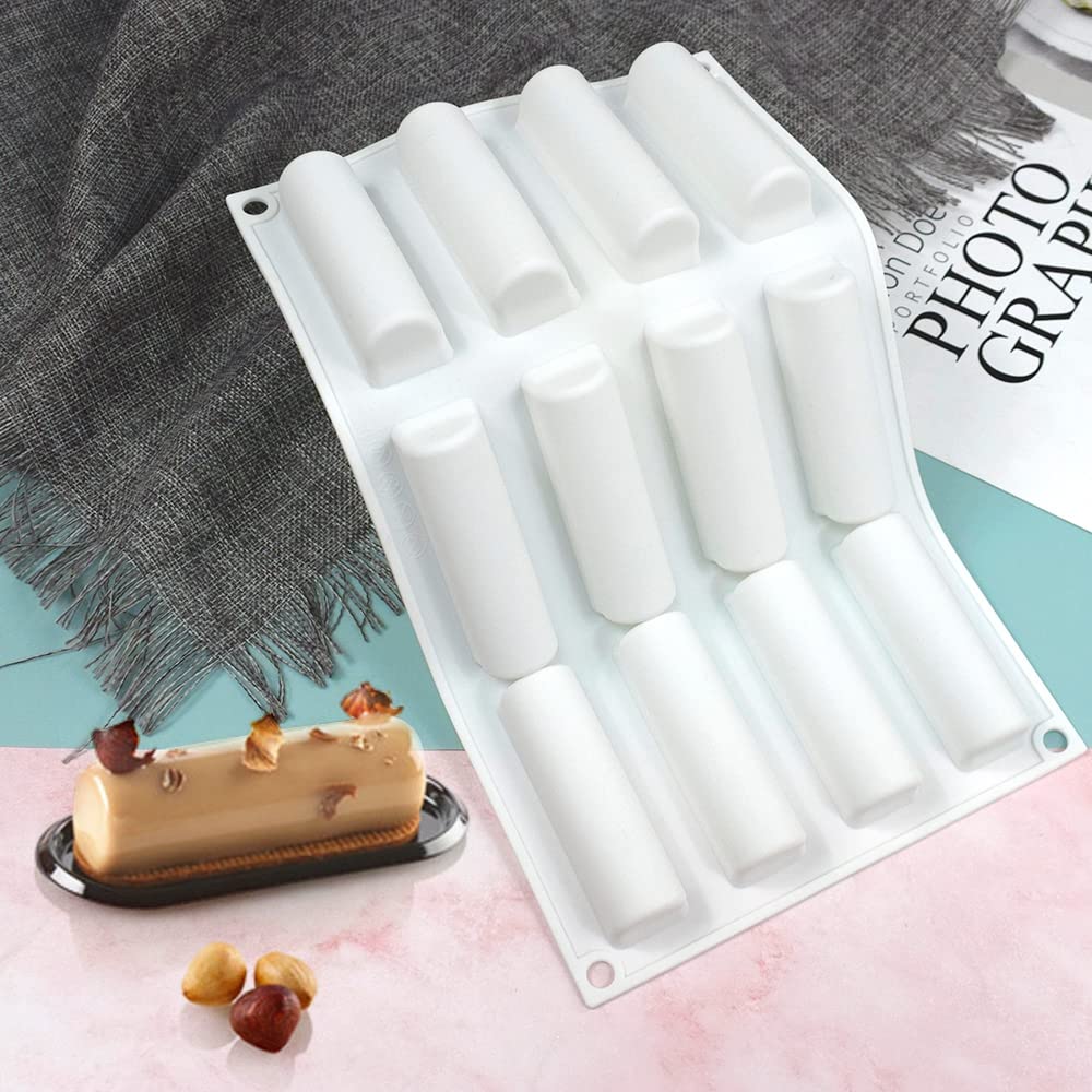 Silicone Oval Cookie Mold Non-Stick Silicone Molds Chocolate Molds For Chocolate Cupcake Candy Pudding Mini Soap Making (A_11.8X