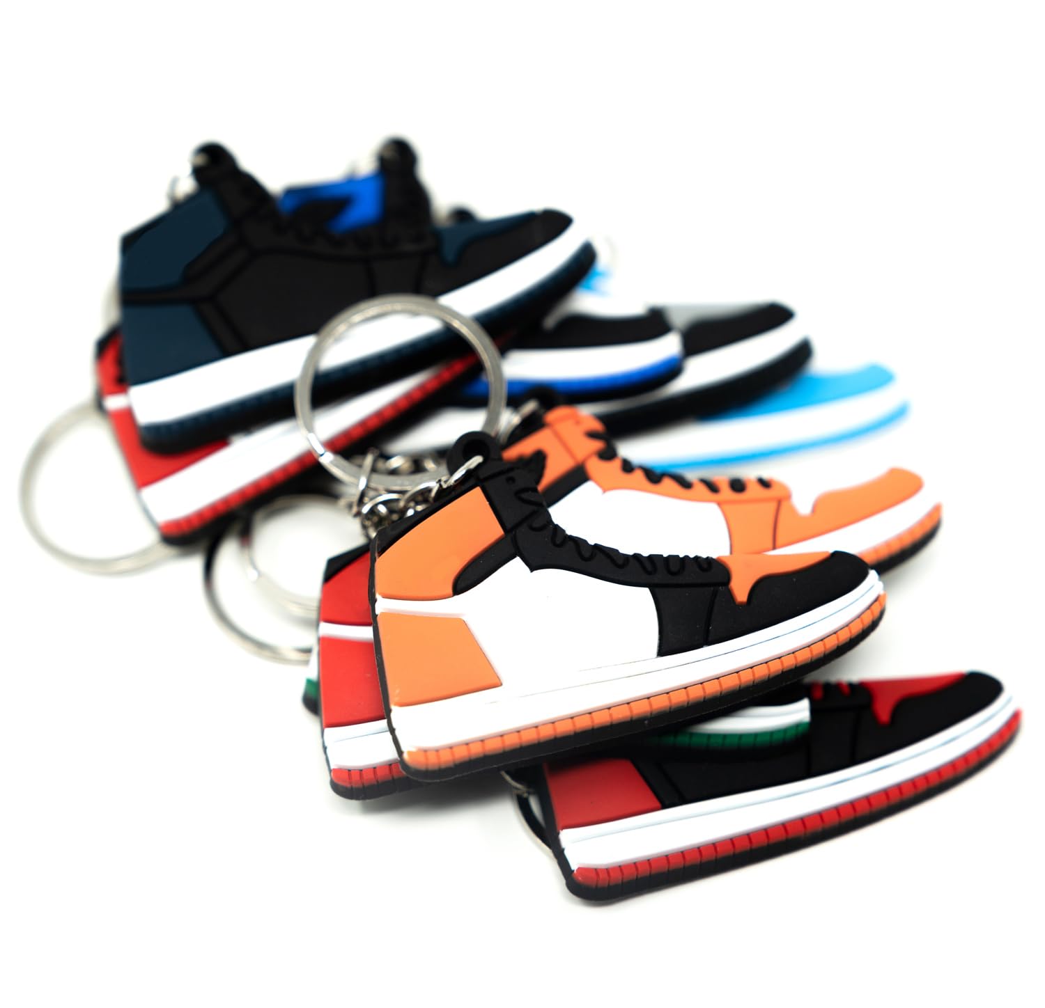 4Hrse - Retro Shoe Rubber Sneaker Keychains Birthday Party Favors Fun Gifts Hype Props Celebration Decoration Kids Mystery Goodi