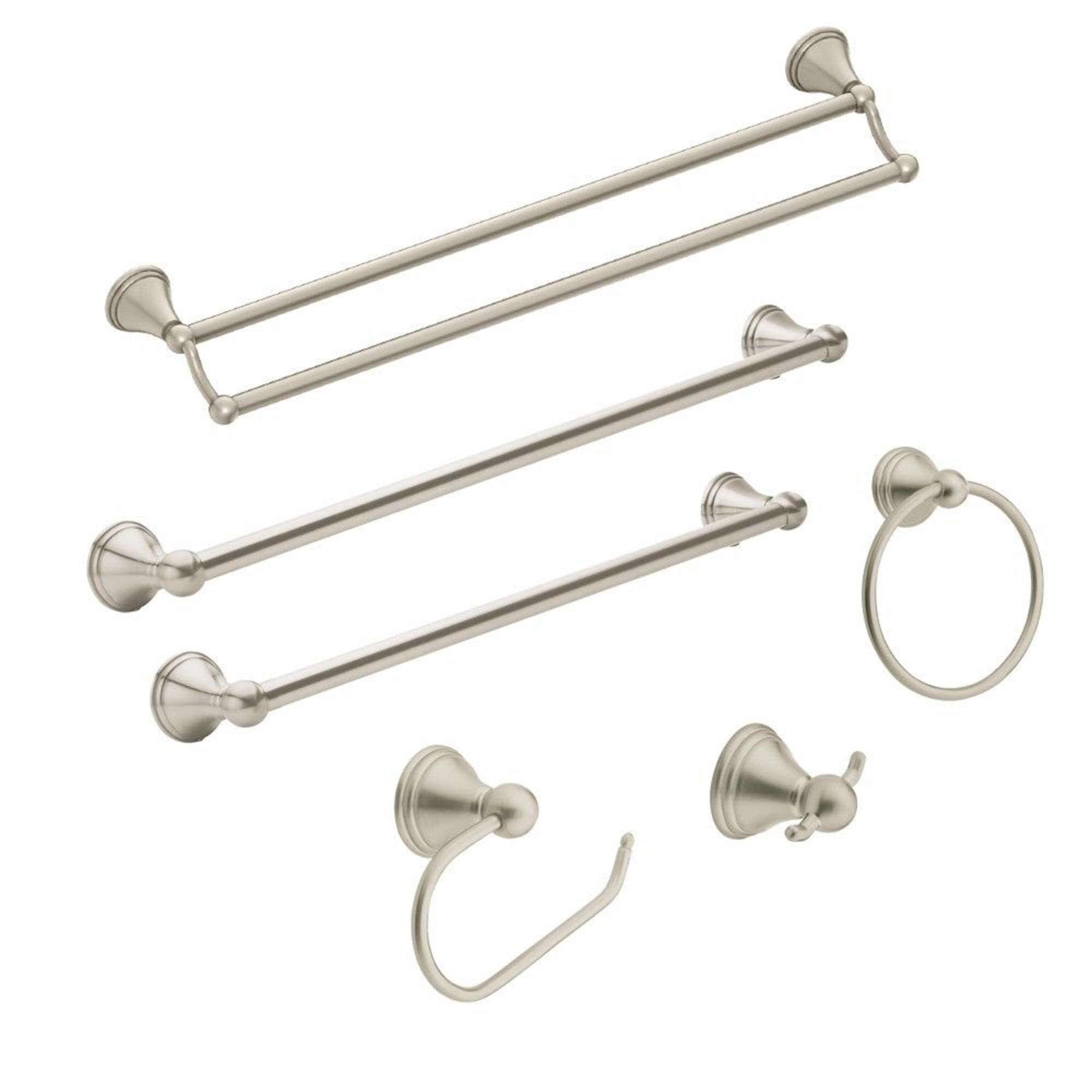 Moen Preston Brushed Nickel Towel Ring Die Cast Zinc