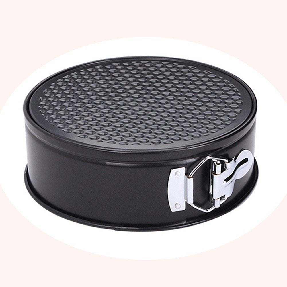 Gabkey 7 Inch Springform Interlocking And Leak-Proof Seal Carbon Cake Springform Pan