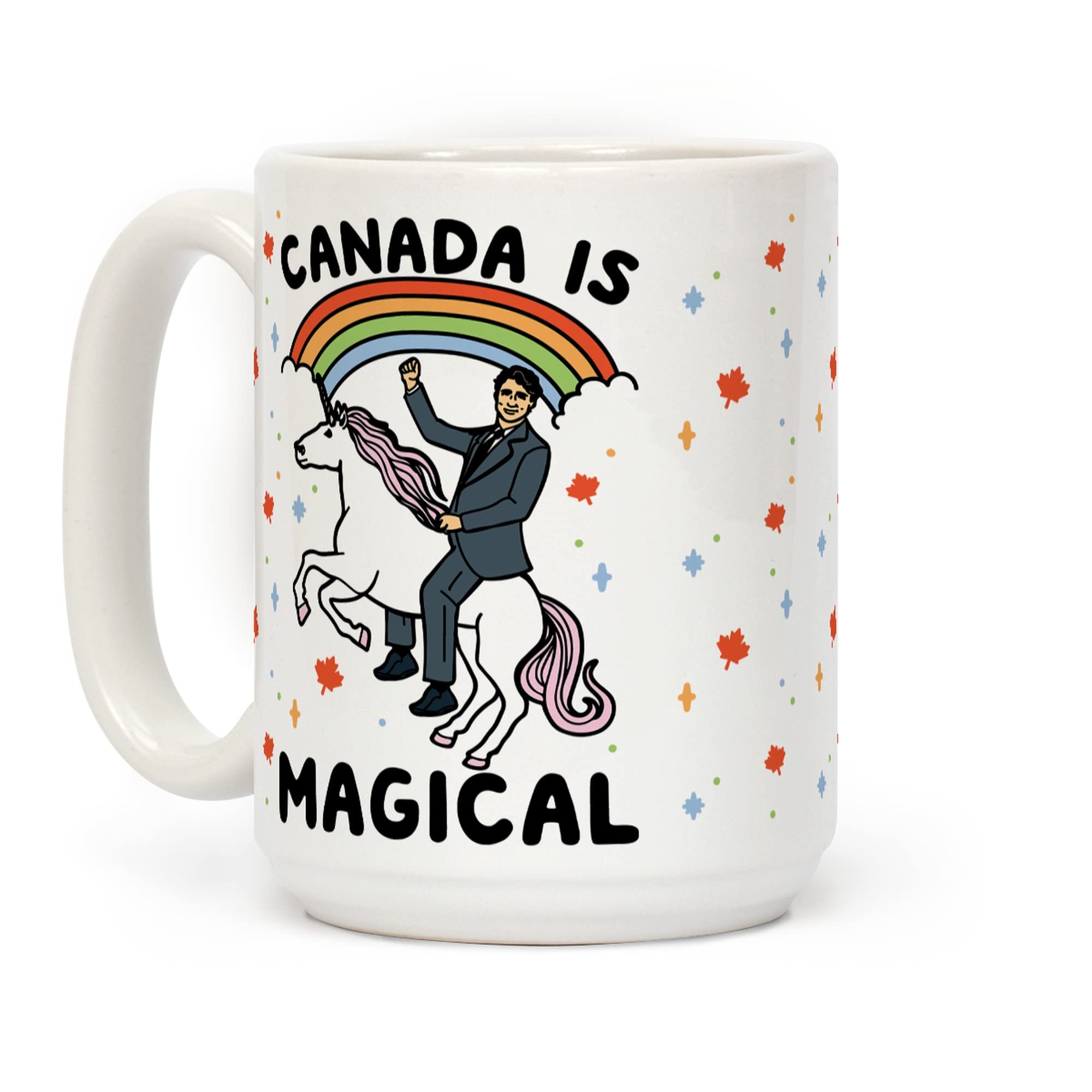 LookHUMAN Canada Is Magical White 15 Ounce Ceramic Coffee Mug