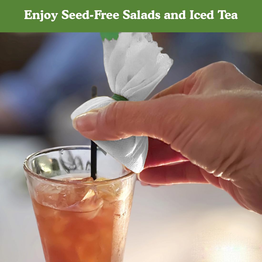 Regency Wraps Lemon Wraps Lemon Covers with Ribbon  Wedge Bags  Enjoy Seed-Free Squeezing over seafood  Perfect for Lemon Halves or Wedges  White 100 Count