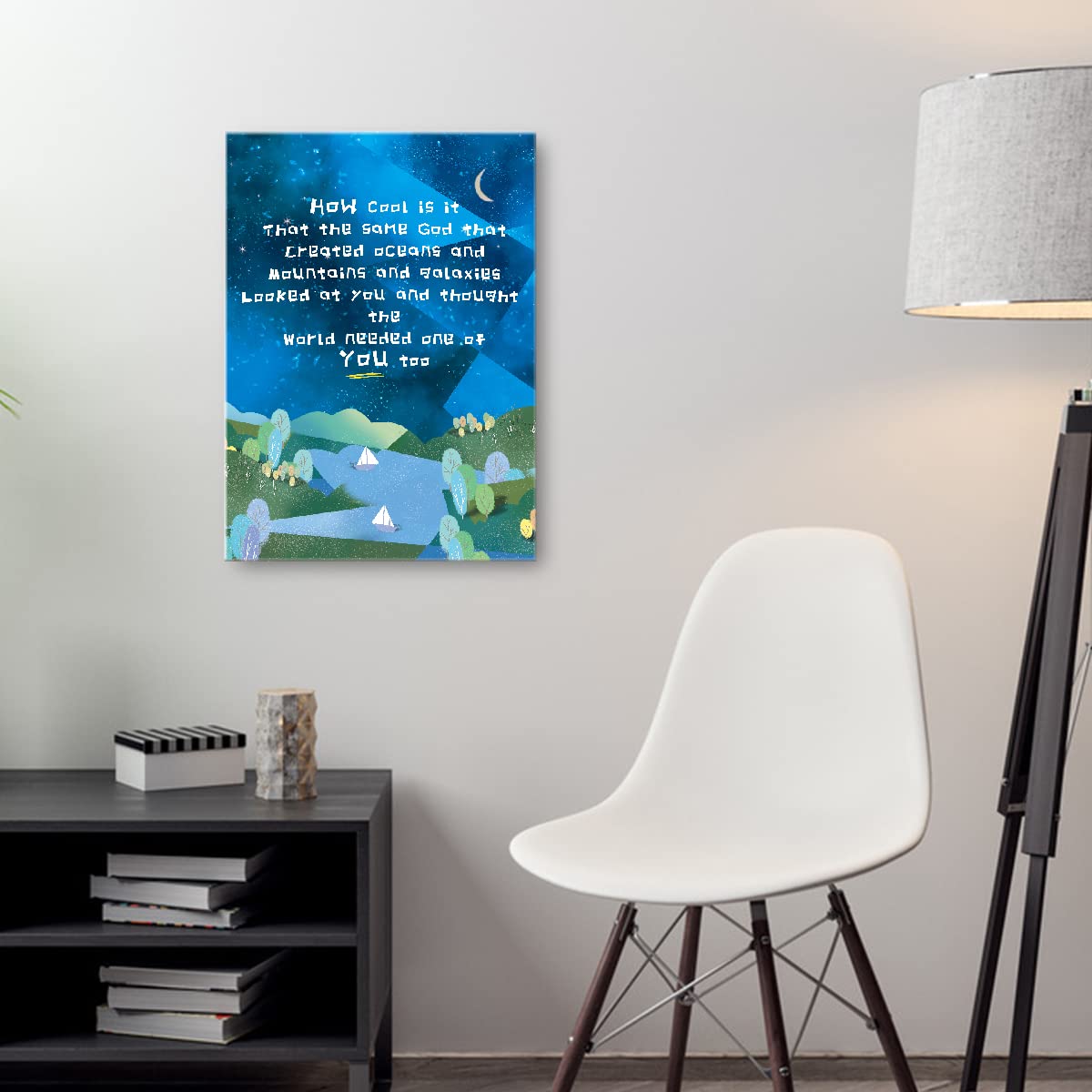 How Cool Is It The Same God Inspirational Bible Verses Framed Canvas Prints Wall Art For Teens Kids Bedroom Nursery Classroom Do