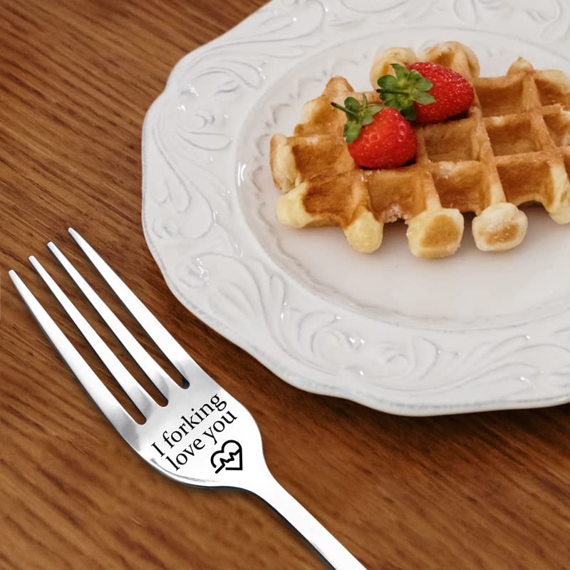 I Forking Love You Fork Gifts For Him Her Couples Gifts For Boyfriend Girlfriend Funny Anniversary Christmas Gift For Husband Wi