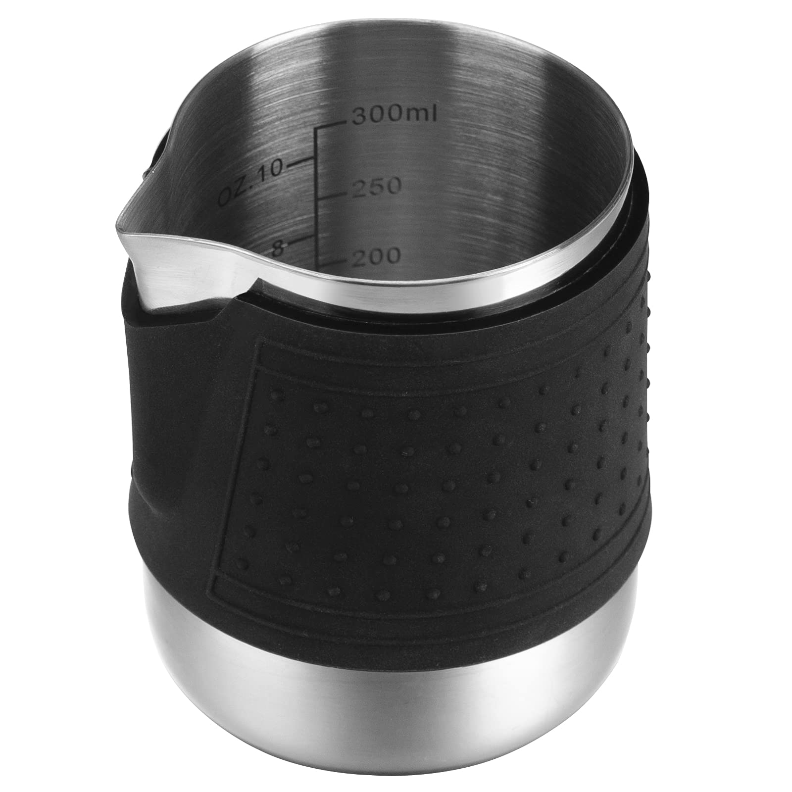 Homee Milk Frothing Pitcher, 12Oz Stainless Steel Milk Steamer Jug With Eagle Spout, Espresso Milk Pitcher Pitcher With Heat Res