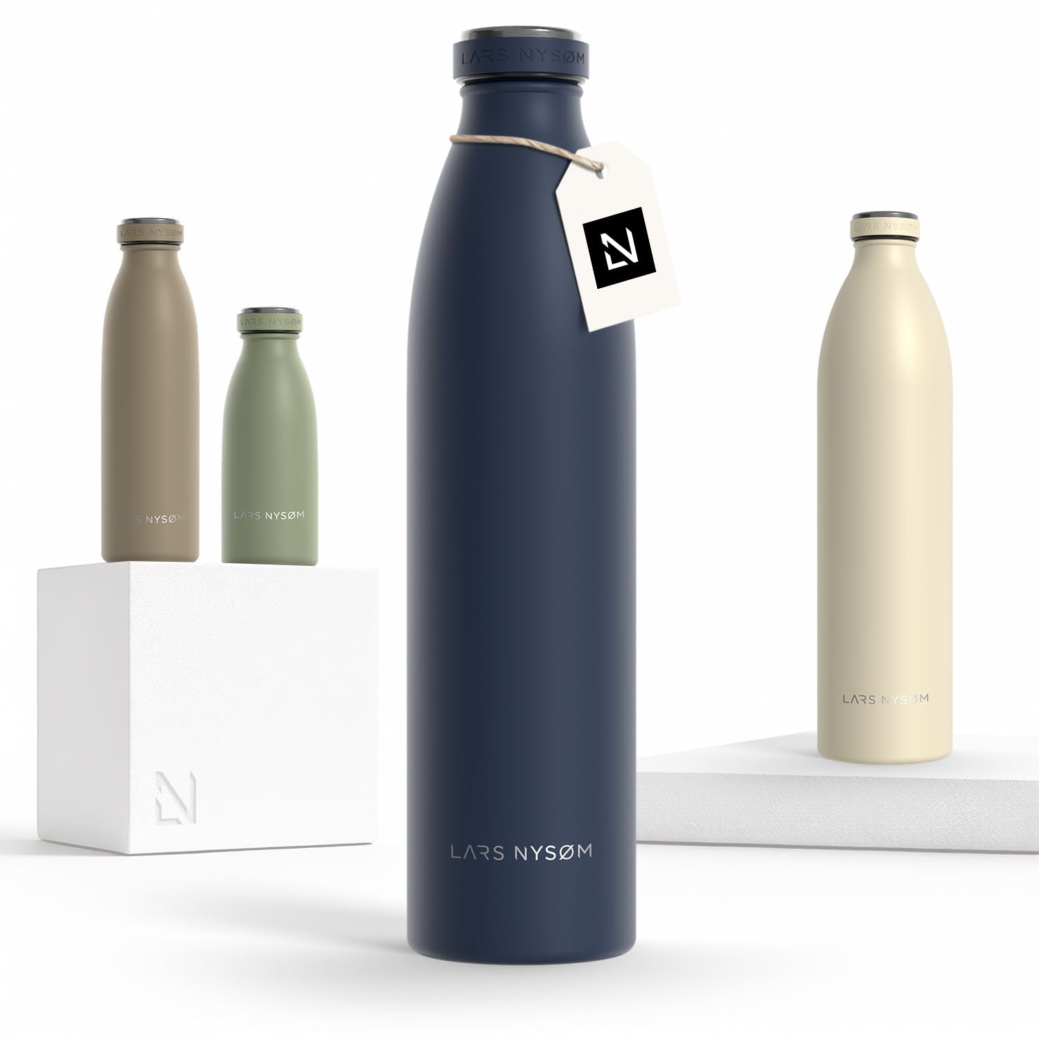 Lars Nys   M Stainless Steel Insulated Water Bottle 12Oz 17Oz 25Oz 34Oz 51Oz | Bpa-Free Insulated Thermo Flask For Hot And Cold
