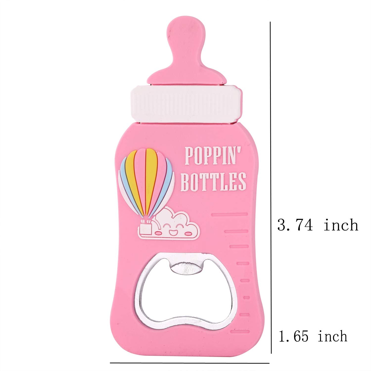 24Pack Poppin Bottle Shaped Bottle Opener Girl Baby Shower Favor 1St Birthday Gifts For Guest Kids Birthday Party Favor Mom-To-B
