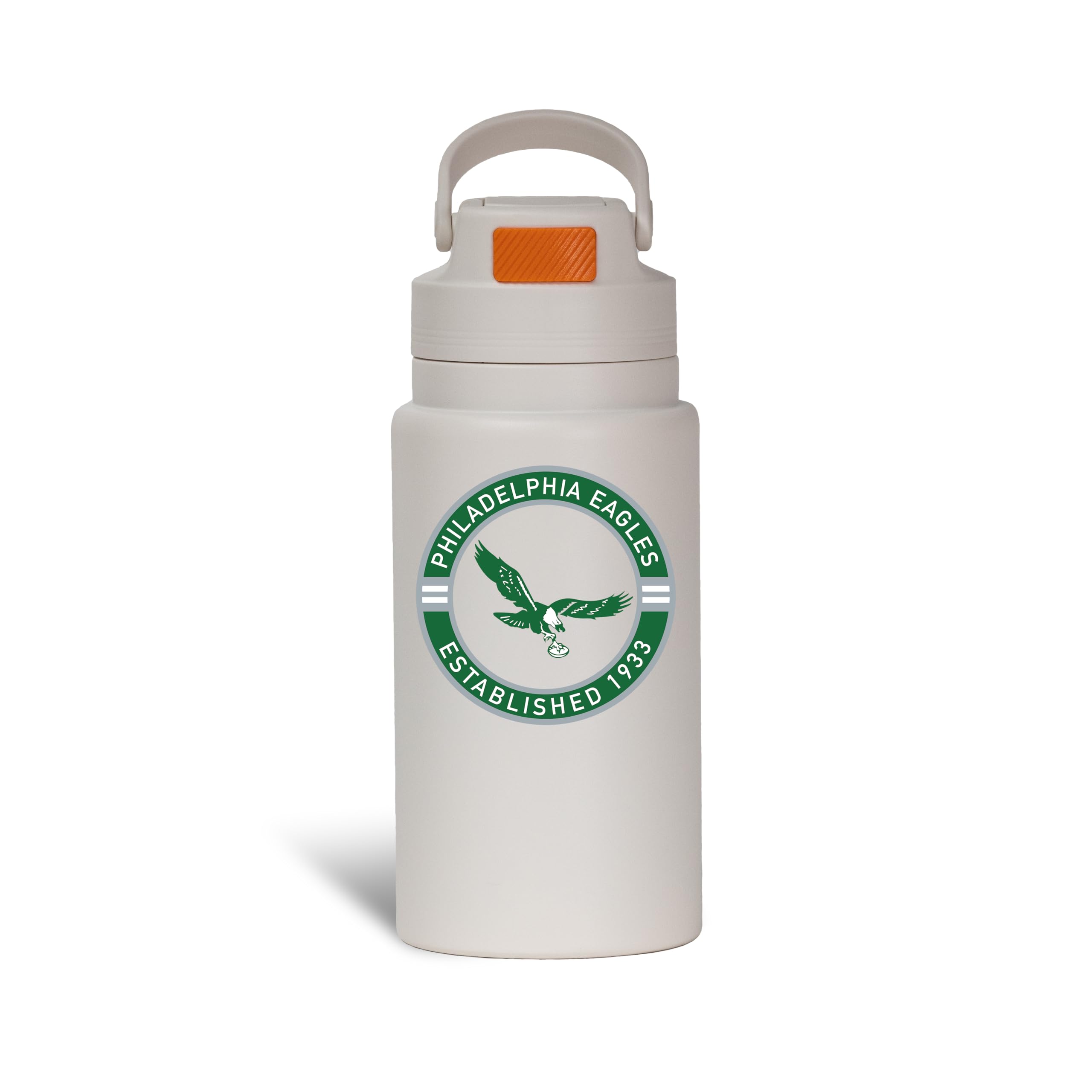 The Memory Company Officially Licensed 26oz Water Bottle with Flip Up Lid, Philadelphia Eagles