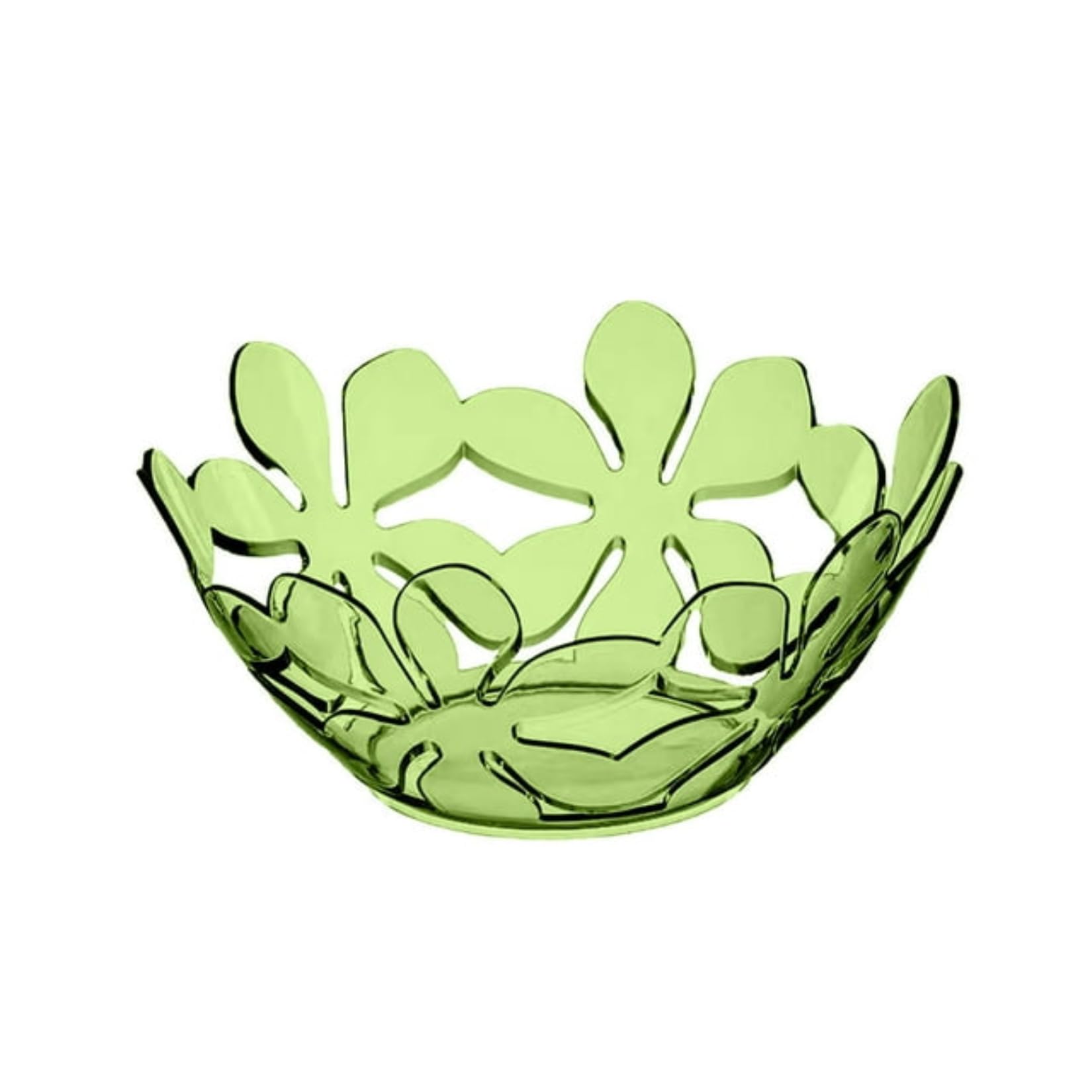 Transparent Petal Fruit Plate, Hollow Design Snack Tray For Living Room Coffee Table, Multi