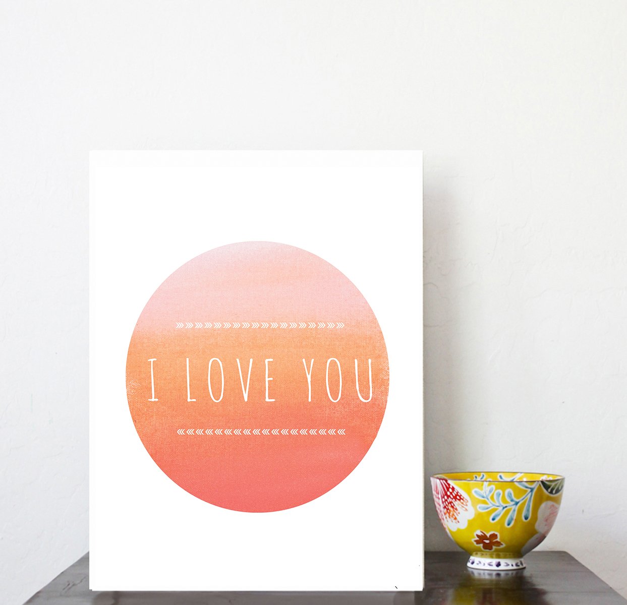 I Love You In Turquoise Children'S Wall Art Print 11X14, Nursery Decor, Kid'S Wall Art Print, Kid'S Room Decor, Motivational Wor